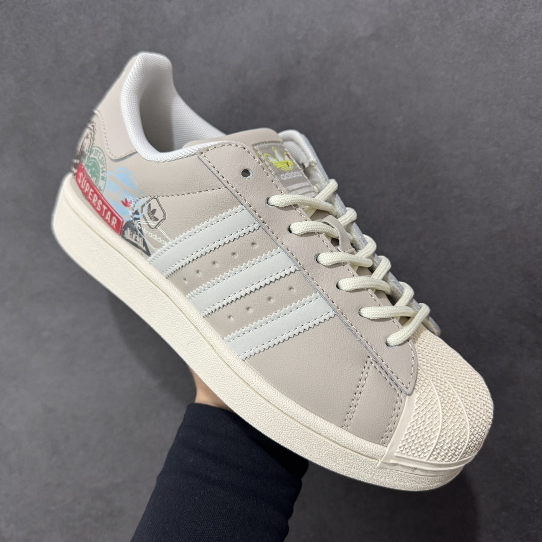 定制版 阿迪达斯/三叶草Adidas Originals Superstar II 经典贝壳头系列低帮百搭休闲运动板鞋 JR1330