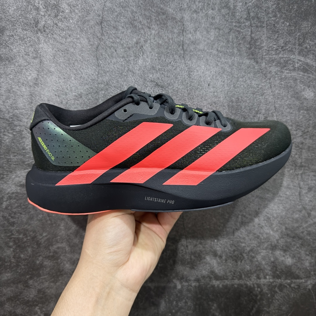 【PK版】AD Adizero Evo SL M 零度系列马拉松轻量竞速运动跑鞋 JP7148 黑红 原材料 内置碳板 原厂网纱潮流 超临界发泡大底 脚感软弹度与原版非常接近 细节目前市场最接近原版品质 尺码:36 36.5 37.5 38 38.5 39 40 40.5 41 42 42.5 43 44 44.5 45 46-选品中心