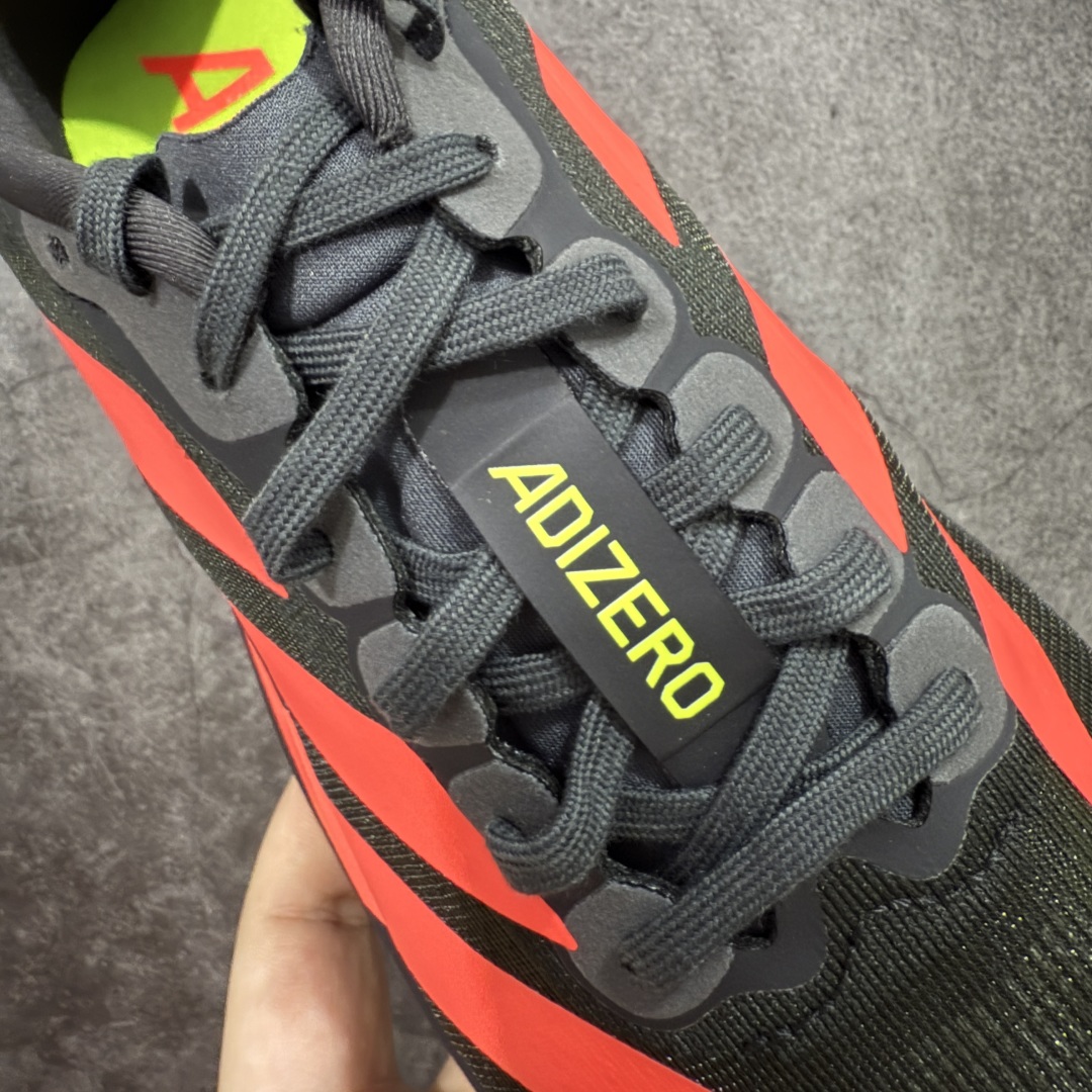 图片[5]-【PK版】AD Adizero Evo SL M 零度系列马拉松轻量竞速运动跑鞋 JP7148 黑红 原材料 内置碳板 原厂网纱潮流 超临界发泡大底 脚感软弹度与原版非常接近 细节目前市场最接近原版品质 尺码：36 36.5 37.5 38 38.5 39 40 40.5 41 42 42.5 43 44 44.5 45 46-选品中心