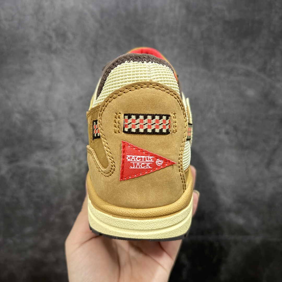 图片[4]-【外贸纯原版】Travis Scott x Nike Air Max 1 TS复古休闲跑步鞋 巴洛克棕卡其色 倒钩 货号：DO9392-701 外贸大厂全新开发出品 多次改良 品质细节完美升级出货 全新原楦档案原纸版数据开发版型 采用同源一致Prime Asia原厂丝光头层磨砂皮革饰片组合原装三明治网布物料 麂皮绒感刷色感十足 原厂材质纯手工复杂串珠效果倒钩子 正确二次成型\’猛帮\’成型工艺❌区别市面版本 升级回弹PU缓震中底材质 全新独家开模底纹橡胶鞋底 尺码：36 36.5 37.5 38 38.5 39 40 40.5 41 42 42.5 43 44 44.5 45 46 47.5（女码后期出货）-选品中心