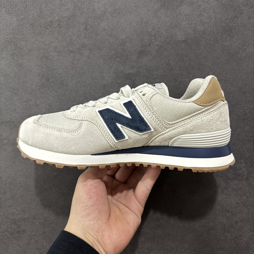 图片[2]-【公司级】NB新百伦New Balance ML574经典复古休闲运动慢跑鞋 货号：ML574LGI #升级原楦原纸版开发版型 #采用固色翻毛皮组合网眼布鞋面材质 #4层组合独立私模大底❗️ 尺码：36 37 37.5 38 38.5 39 40 40.5 41.5 42 42.5 43 44 44.5 45-选品中心