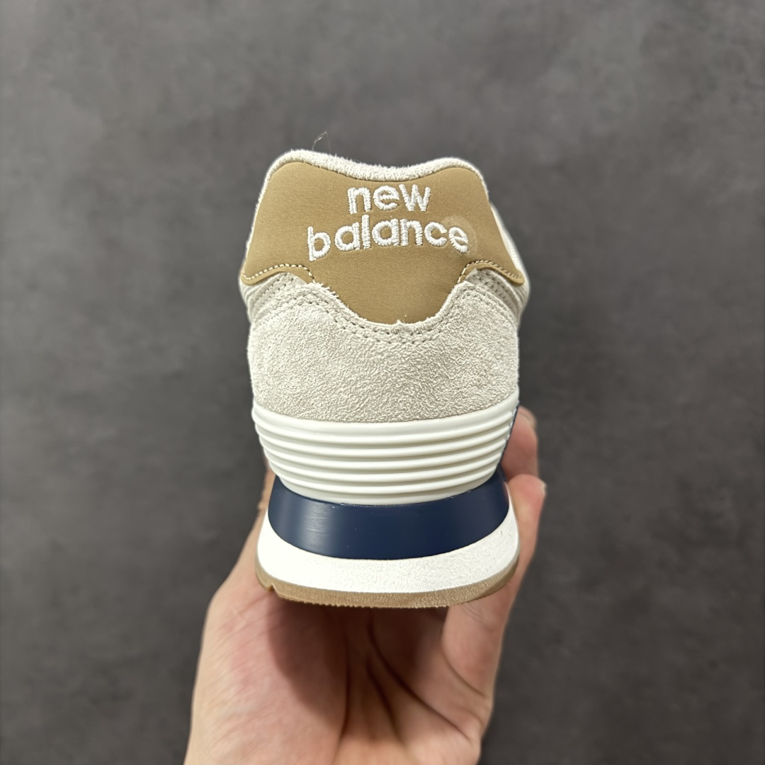 图片[4]-【公司级】NB新百伦New Balance ML574经典复古休闲运动慢跑鞋 货号：ML574LGI #升级原楦原纸版开发版型 #采用固色翻毛皮组合网眼布鞋面材质 #4层组合独立私模大底❗️ 尺码：36 37 37.5 38 38.5 39 40 40.5 41.5 42 42.5 43 44 44.5 45-选品中心
