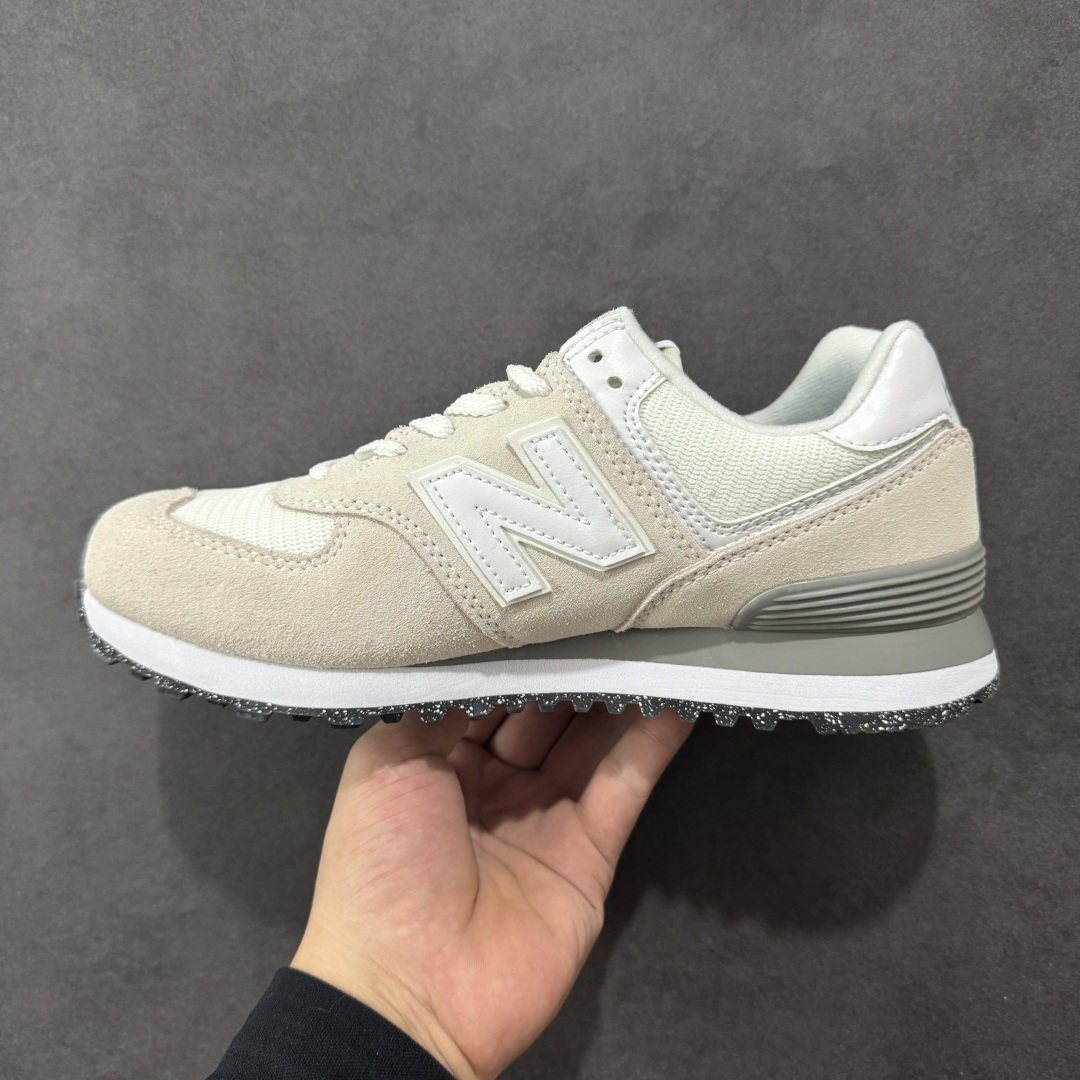 图片[2]-【公司级】NB新百伦New Balance ML574经典复古休闲运动慢跑鞋 货号：ML574EVW #升级原楦原纸版开发版型 #采用固色翻毛皮组合网眼布鞋面材质 #4层组合独立私模大底❗️ 尺码：36 37 37.5 38 38.5 39 40 40.5 41.5 42 42.5 43 44 44.5 45-选品中心