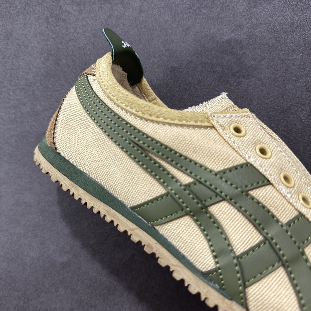 图片[6]-【公司级】亚瑟士 Onitsuka Tiger Mexico 66 Slip On 鬼冢虎复古时尚 舒适透气帆布织物鞋面耐磨防滑 休闲运动跑步鞋 虎底采用磨耐防橡滑胶底大富有弹性，缓减冲震休闲运动鞋。 尺码：36-45含半码-选品中心