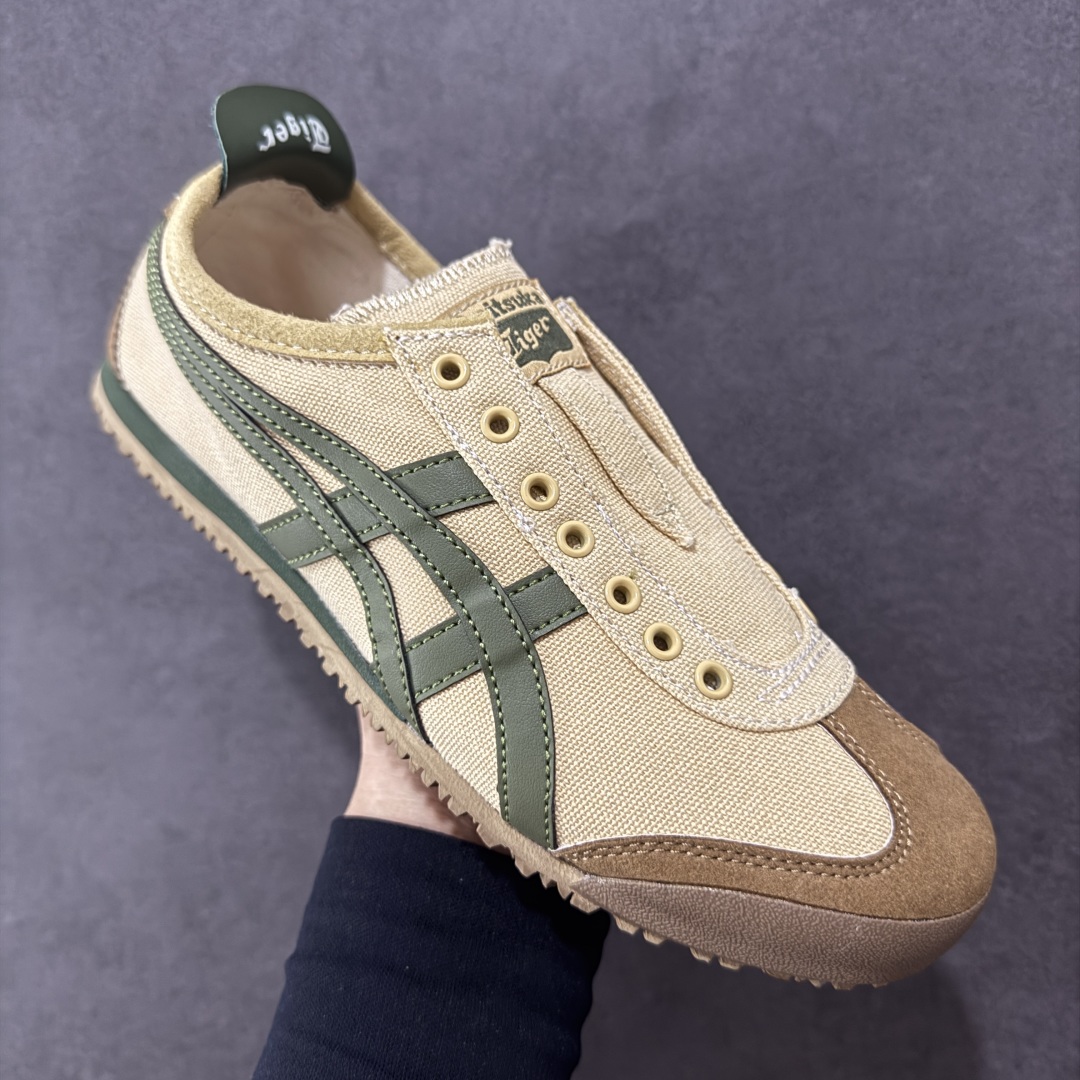 图片[3]-【公司级】亚瑟士 Onitsuka Tiger Mexico 66 Slip On 鬼冢虎复古时尚 舒适透气帆布织物鞋面耐磨防滑 休闲运动跑步鞋 虎底采用磨耐防橡滑胶底大富有弹性，缓减冲震休闲运动鞋。 尺码：36-45含半码-选品中心