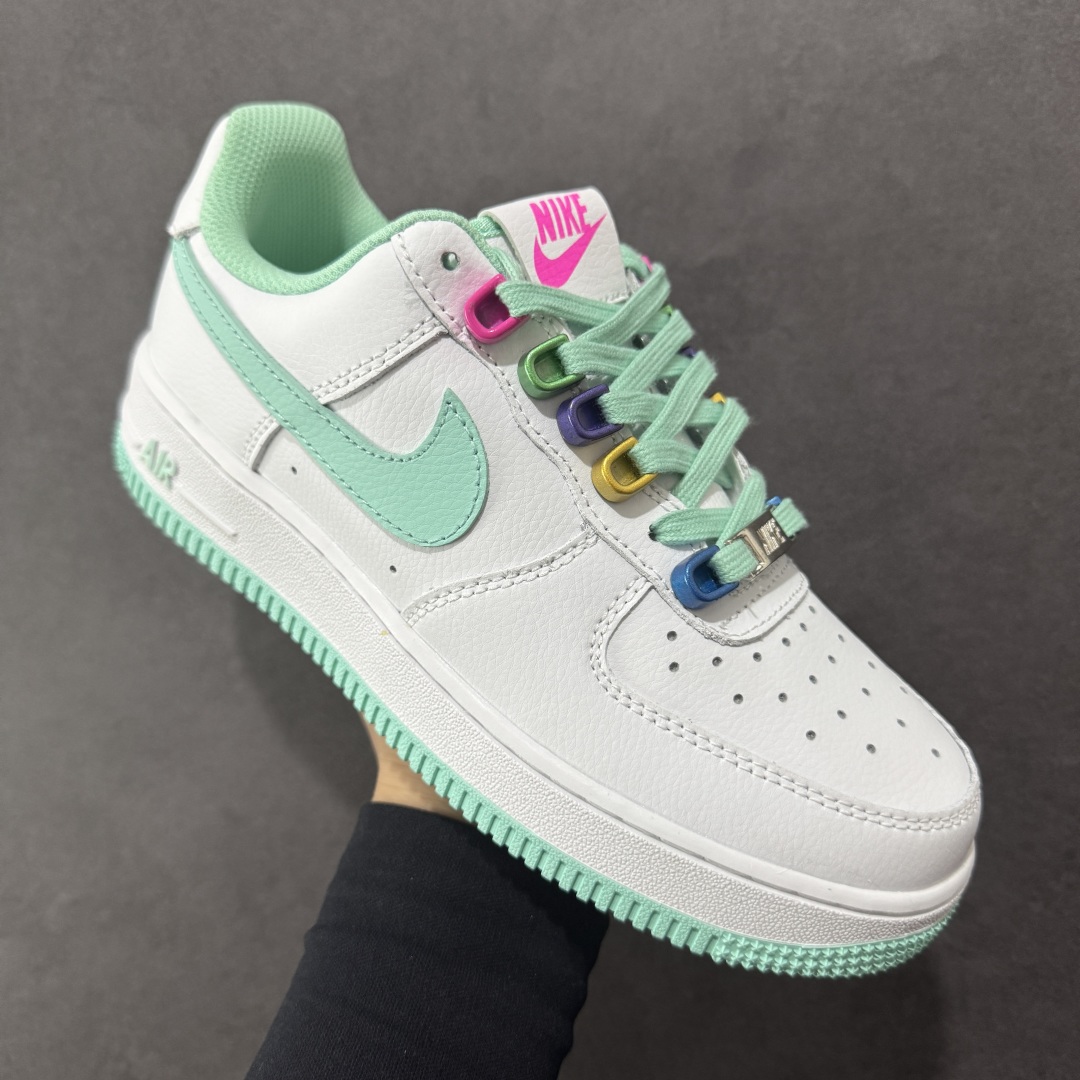 图片[3]-【定制版】Nike Air Force 1\’07 Low 五彩缤纷 空军一号低帮休闲板鞋 DH7561-107  #原楦头原纸板 原装鞋盒 定制五金配件 内置全掌气垫 原厂鞋底   尺码：36 36.5 37.5 38 38.5 39 40-选品中心