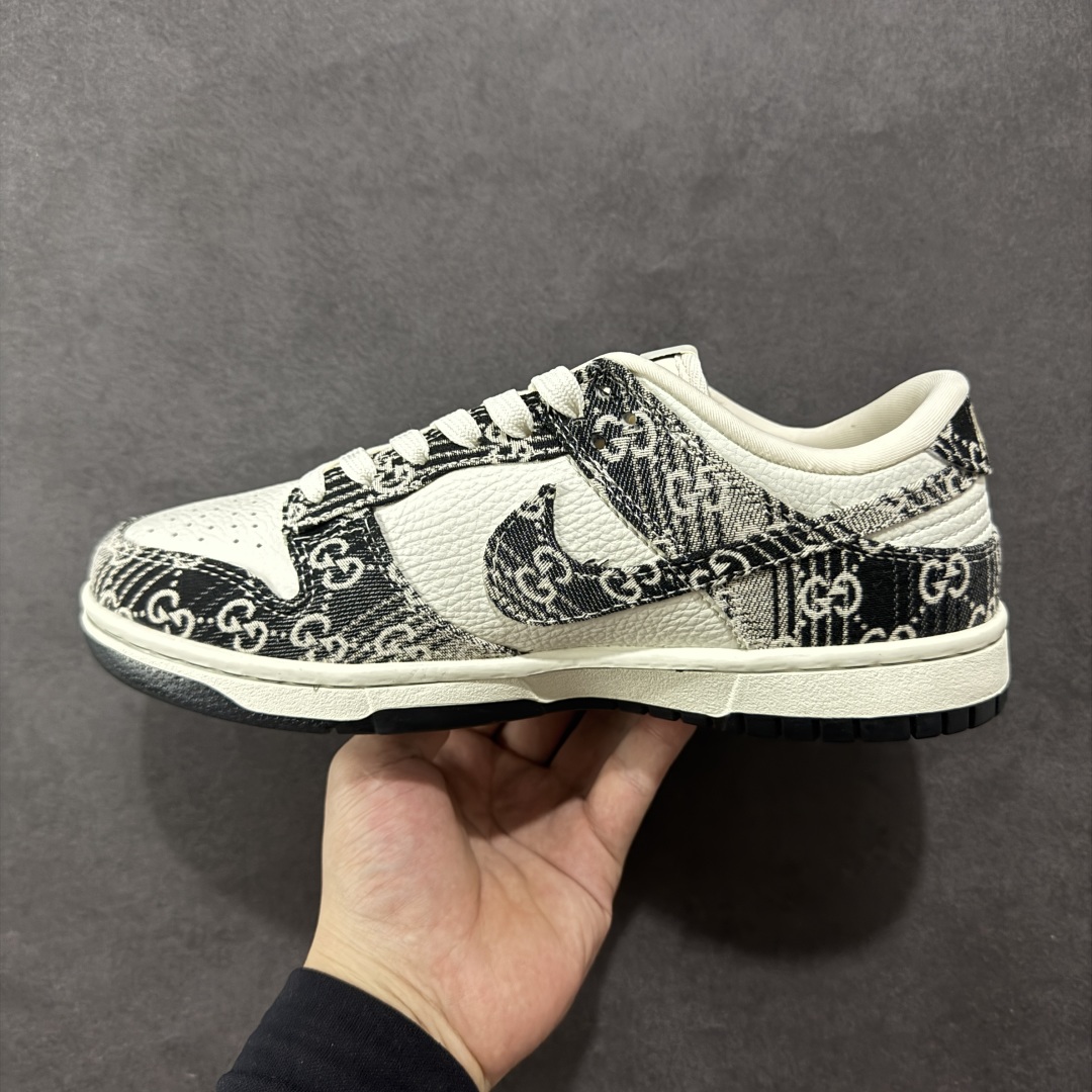 图片[2]-【定制版】Nike SB Dunk Low 古驰联名 黑灰牛仔 周年高端定制 低帮休闲板鞋 SC9207-418  #定制鞋盒 大厂纯原品质出货 超高清洁度 皮料切割干净无任何毛边 细节完美   尺码：36 36.5 37.5 38 36.5 39 40 40.5 41 42 42.5 43 44 44.5 45-选品中心