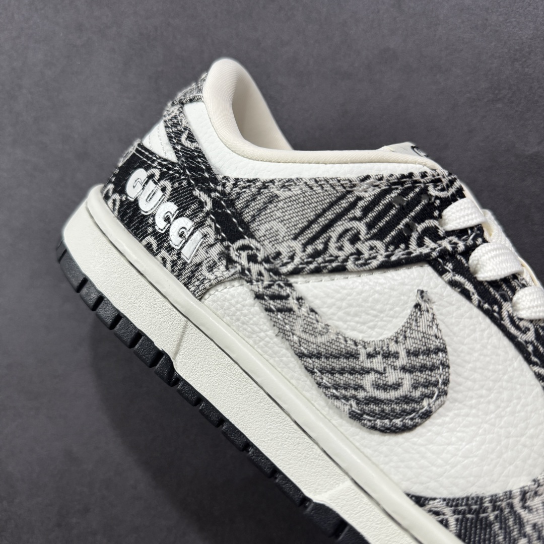 图片[6]-【定制版】Nike SB Dunk Low 古驰联名 黑灰牛仔 周年高端定制 低帮休闲板鞋 SC9207-418  #定制鞋盒 大厂纯原品质出货 超高清洁度 皮料切割干净无任何毛边 细节完美   尺码：36 36.5 37.5 38 36.5 39 40 40.5 41 42 42.5 43 44 44.5 45-选品中心