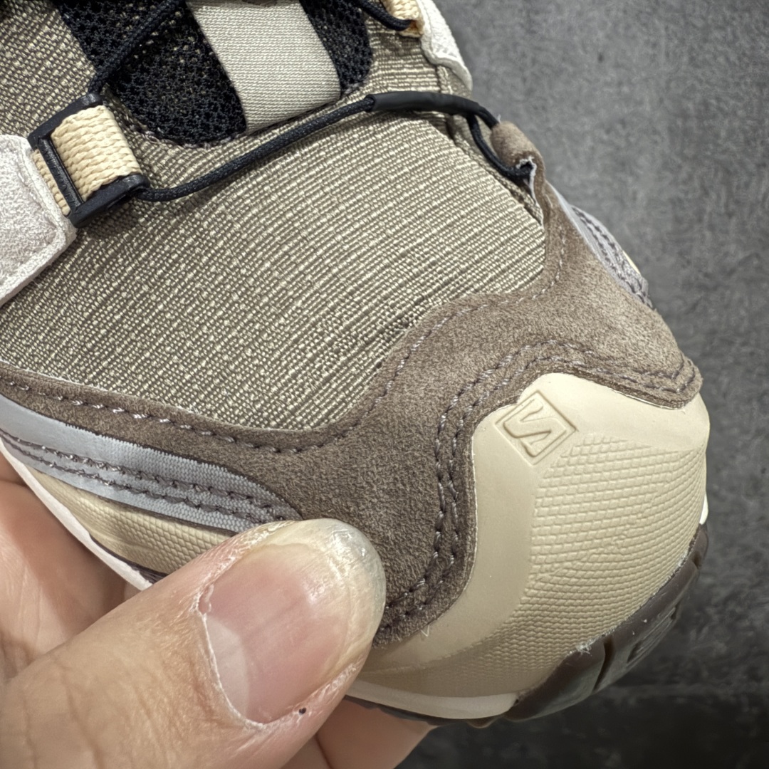 图片[5]-【666版本】SALOMON 萨洛蒙 XA PRO 3D 户外运动 网布减震防滑透气 低帮跑步鞋 男女同款 灰褐色 477920 全新品质 巅峰之作 所有配色均购物原版拆解1：1开发 原材料打造 非市场公版便宜货 私模大底 清洁度比市场所有版本都高 全套原纸板楦头开发 原厂网布配套 确保原汁原味 完美呈现版型 原档数据独家私模五层组合大底 男女鞋同步官方开发至46 原装Ortholite轻量化鞋垫 中底布带钢印编号 原厂TPU锁扣 进口港宝加持 后跟自然饱满 还原公司包裹性 鞋面采用SENSIFT贴合技术 全方位贴合包裹脚型 鞋跟部鞋底牵引设计 提供强大的抓地性能 更适应野外崎岖不平的道路 其3D ADVANCED CHASSIS底盘 材料轻量大化 钉齿设计更具稳定性 防护性 鞋底易磨损区运用CONTAGRIP高耐磨材料 应对城市硬质路面长距离跑考验 尺码：36 36.5 37.5 38 38.5 39 40 40.5 41 42 42.5 43 44 45 46-选品中心