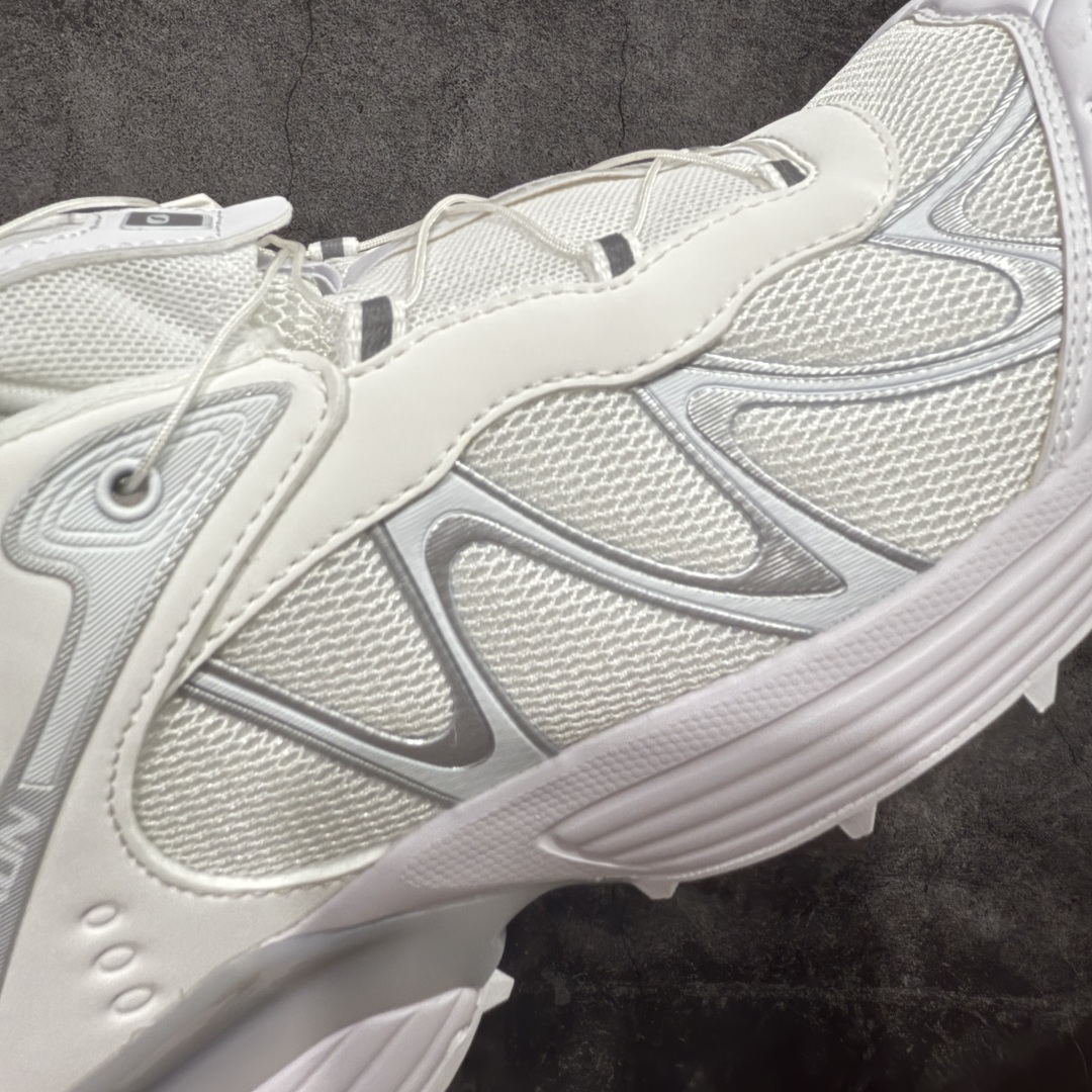 图片[4]-【666版本】SALOMON 萨洛蒙 XT-WHISPER 舒适百搭耐磨轻便低帮 休闲越野训练城市通勤跑步鞋 男女同款 白色 纯原外贸平台特供订单 耗时半年巨作 #全套原纸板楦头开发 #原厂特供网布配套加持 #确保原汁原味 完美呈现版型 #原档数据独家私模五层组合大底 #男女鞋同步官方开发至46 #原装Ortholite轻量化鞋垫 #中底布带钢印编号 原厂TPU锁扣 #进口港宝加持 后跟自然饱满 还原公司包裹性 #鞋面采用SENSIFT贴合技术 #全方位贴合包裹脚型 #鞋跟部鞋底牵引设计 #提供强大的抓地性能 #更适应野外崎岖不平的道路 #基于 SALOMON 初代 XT 鞋身造型并搭载 4D ADVANCED CHASSIS™ 大底打造而成 为这款 XT-WHISPER 带来了多项足部控制与保护等功能性 如在运动过程中控制左右晃动的过程而提高稳定性、改善长途越野过程中足中到足尖的过渡、提高感知岩石的精确度以抵抗尖锐物体对脚底的伤害以及采用动态缓冲来增强穿着舒适感 从而减轻疲劳感 使 XT-WHISPER 成为一双舒适且安全的户外之履 货号：477619 尺码：36 36.5 37.5 38 38.5 39 40 40.5 41 42 42.5 43 44 45 46-选品中心