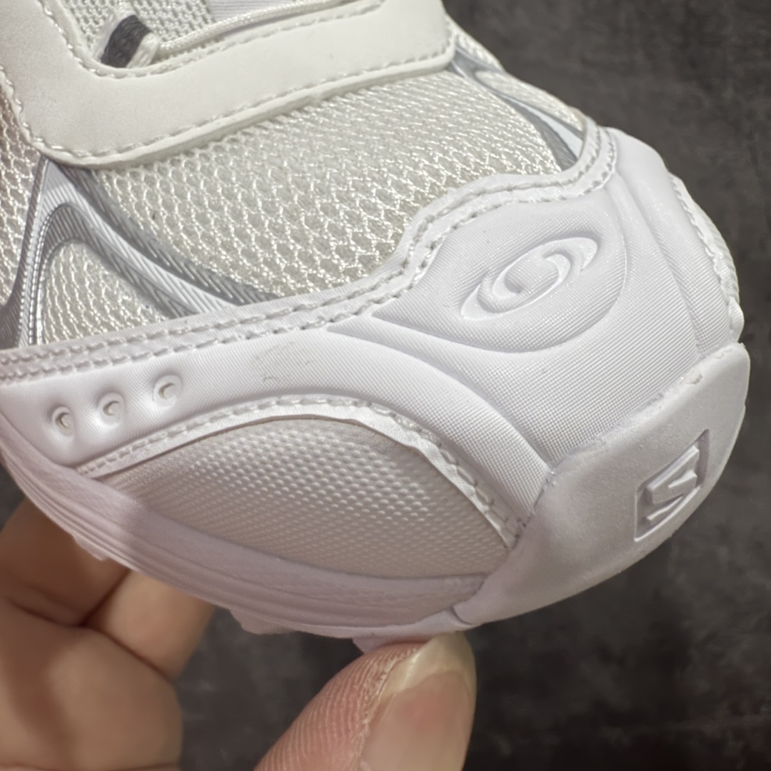 图片[5]-【666版本】SALOMON 萨洛蒙 XT-WHISPER 舒适百搭耐磨轻便低帮 休闲越野训练城市通勤跑步鞋 男女同款 白色 纯原外贸平台特供订单 耗时半年巨作 #全套原纸板楦头开发 #原厂特供网布配套加持 #确保原汁原味 完美呈现版型 #原档数据独家私模五层组合大底 #男女鞋同步官方开发至46 #原装Ortholite轻量化鞋垫 #中底布带钢印编号 原厂TPU锁扣 #进口港宝加持 后跟自然饱满 还原公司包裹性 #鞋面采用SENSIFT贴合技术 #全方位贴合包裹脚型 #鞋跟部鞋底牵引设计 #提供强大的抓地性能 #更适应野外崎岖不平的道路 #基于 SALOMON 初代 XT 鞋身造型并搭载 4D ADVANCED CHASSIS™ 大底打造而成 为这款 XT-WHISPER 带来了多项足部控制与保护等功能性 如在运动过程中控制左右晃动的过程而提高稳定性、改善长途越野过程中足中到足尖的过渡、提高感知岩石的精确度以抵抗尖锐物体对脚底的伤害以及采用动态缓冲来增强穿着舒适感 从而减轻疲劳感 使 XT-WHISPER 成为一双舒适且安全的户外之履 货号：477619 尺码：36 36.5 37.5 38 38.5 39 40 40.5 41 42 42.5 43 44 45 46-选品中心