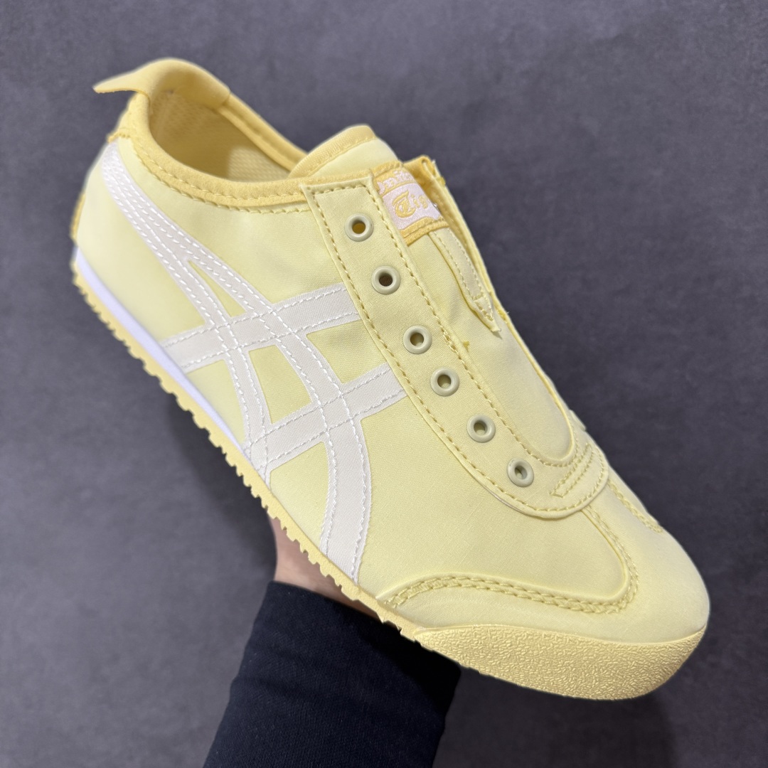 图片[3]-【公司级】全新批次 Onitsuka Tiger 鬼塚虎MEXICO 66 SLIP-ON时尚舒适防滑轻便 低帮生活休闲鞋 尼龙布 原盒原标半码 官方四联吊牌 纸板带钢印中底 乳胶组合鞋垫 支持全方位的对比专柜 尺码：35 36 37 37.5 38 39 39.5 40 40.5 41.5 42 42.5 43.5 44 45-选品中心