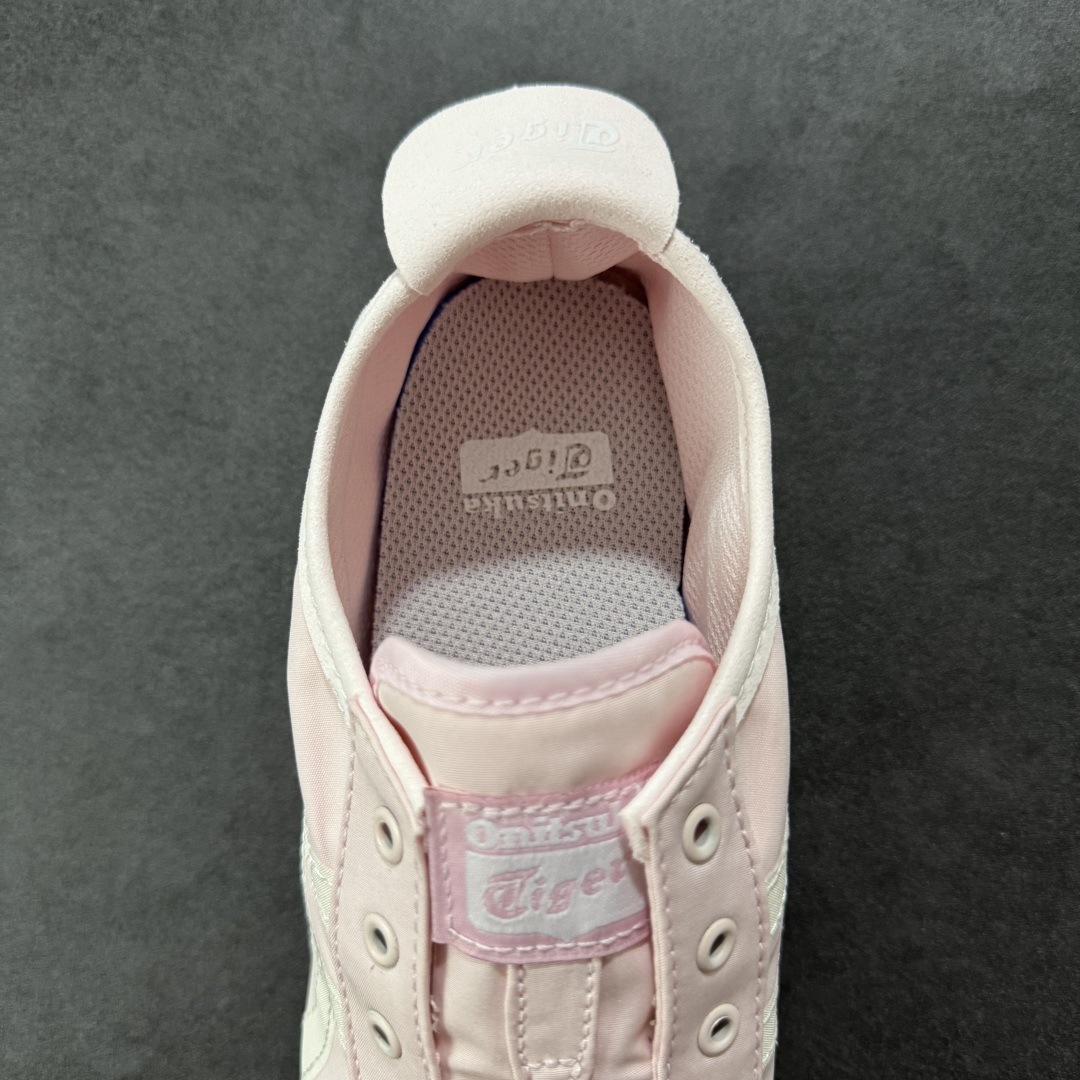 图片[7]-【公司级】全新批次 Onitsuka Tiger 鬼塚虎MEXICO 66 SLIP-ON时尚舒适防滑轻便 低帮生活休闲鞋 尼龙布 原盒原标半码 官方四联吊牌 纸板带钢印中底 乳胶组合鞋垫 支持全方位的对比专柜 尺码：35 36 37 37.5 38 39 39.5 40 40.5 41.5 42 42.5 43.5 44 45-选品中心