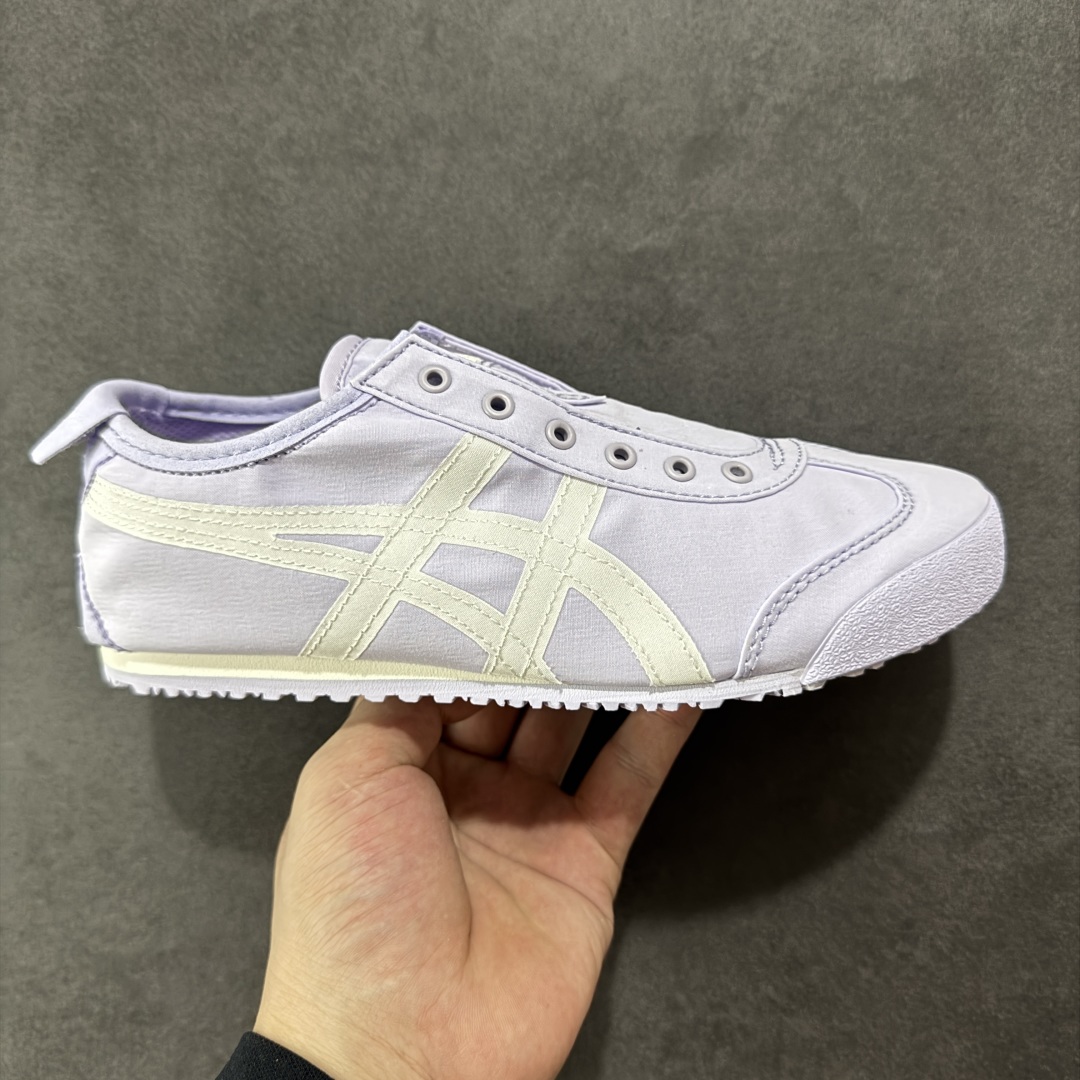 【公司级】全新批次 Onitsuka Tiger 鬼塚虎MEXICO 66 SLIP-ON时尚舒适防滑轻便 低帮生活休闲鞋 尼龙布 原盒原标半码 官方四联吊牌 纸板带钢印中底 乳胶组合鞋垫 支持全方位的对比专柜 尺码:35 36 37 37.5 38 39 39.5 40 40.5 41.5 42 42.5 43.5 44 45-选品中心