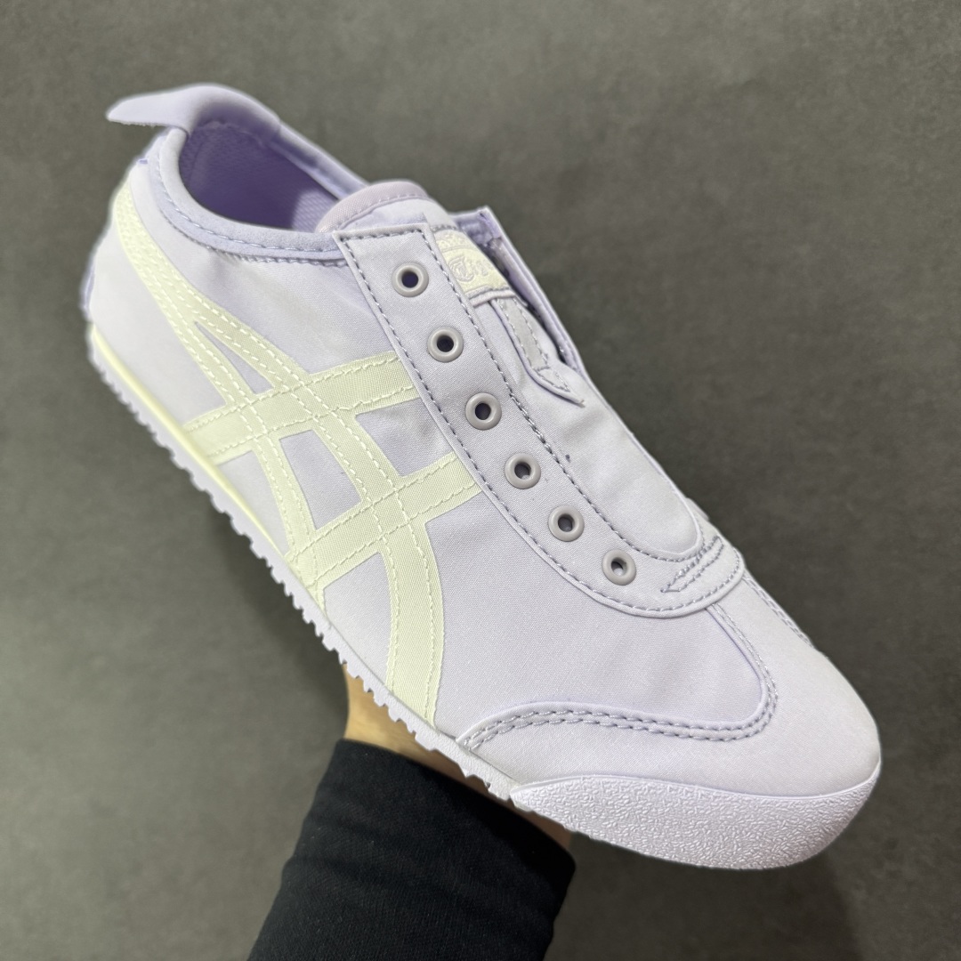 图片[3]-【公司级】全新批次 Onitsuka Tiger 鬼塚虎MEXICO 66 SLIP-ON时尚舒适防滑轻便 低帮生活休闲鞋 尼龙布 原盒原标半码 官方四联吊牌 纸板带钢印中底 乳胶组合鞋垫 支持全方位的对比专柜 尺码：35 36 37 37.5 38 39 39.5 40 40.5 41.5 42 42.5 43.5 44 45-选品中心