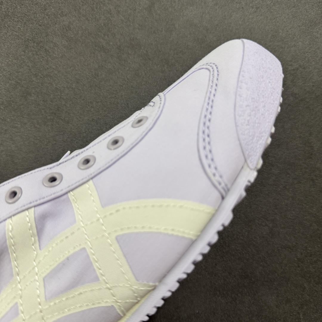 图片[5]-【公司级】全新批次 Onitsuka Tiger 鬼塚虎MEXICO 66 SLIP-ON时尚舒适防滑轻便 低帮生活休闲鞋 尼龙布 原盒原标半码 官方四联吊牌 纸板带钢印中底 乳胶组合鞋垫 支持全方位的对比专柜 尺码：35 36 37 37.5 38 39 39.5 40 40.5 41.5 42 42.5 43.5 44 45-选品中心