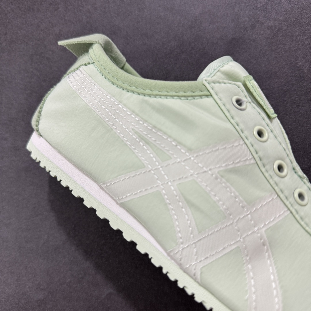 图片[6]-【公司级】全新批次 Onitsuka Tiger 鬼塚虎MEXICO 66 SLIP-ON时尚舒适防滑轻便 低帮生活休闲鞋 尼龙布 原盒原标半码 官方四联吊牌 纸板带钢印中底 乳胶组合鞋垫 支持全方位的对比专柜 尺码：35 36 37 37.5 38 39 39.5 40 40.5 41.5 42 42.5 43.5 44 45-选品中心