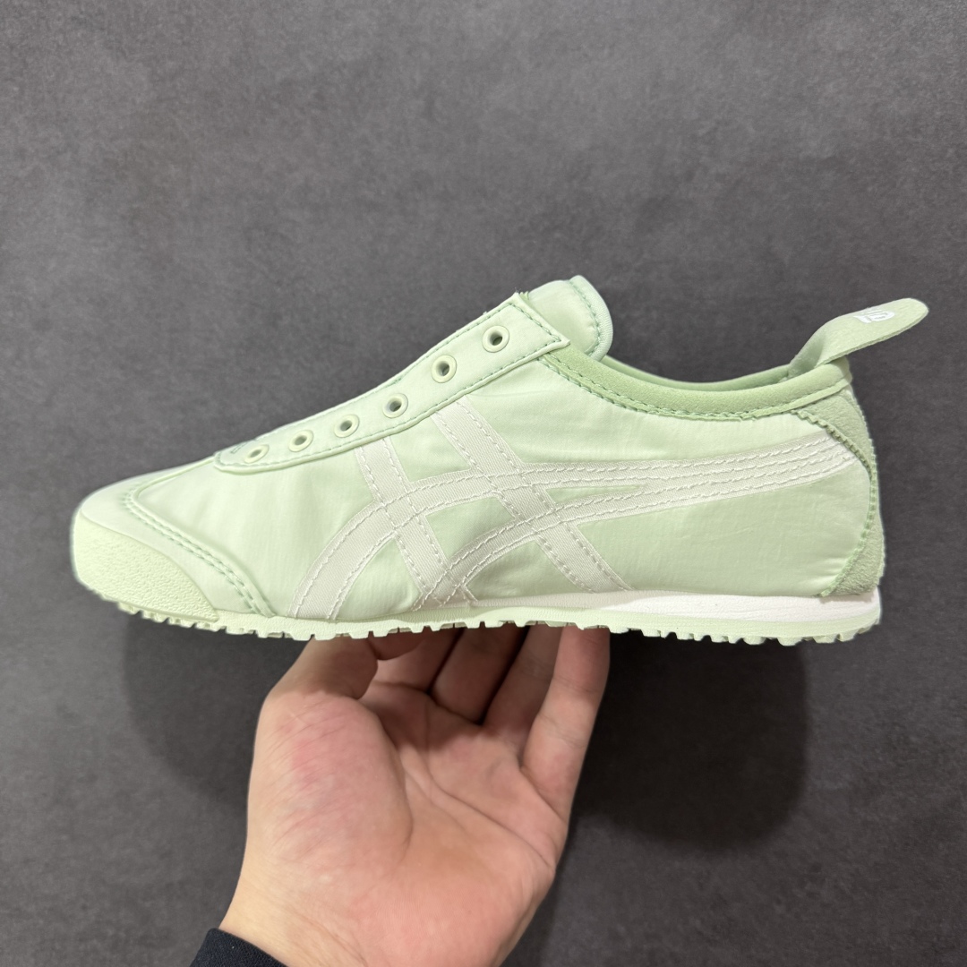 图片[2]-【公司级】全新批次 Onitsuka Tiger 鬼塚虎MEXICO 66 SLIP-ON时尚舒适防滑轻便 低帮生活休闲鞋 尼龙布 原盒原标半码 官方四联吊牌 纸板带钢印中底 乳胶组合鞋垫 支持全方位的对比专柜 尺码：35 36 37 37.5 38 39 39.5 40 40.5 41.5 42 42.5 43.5 44 45-选品中心