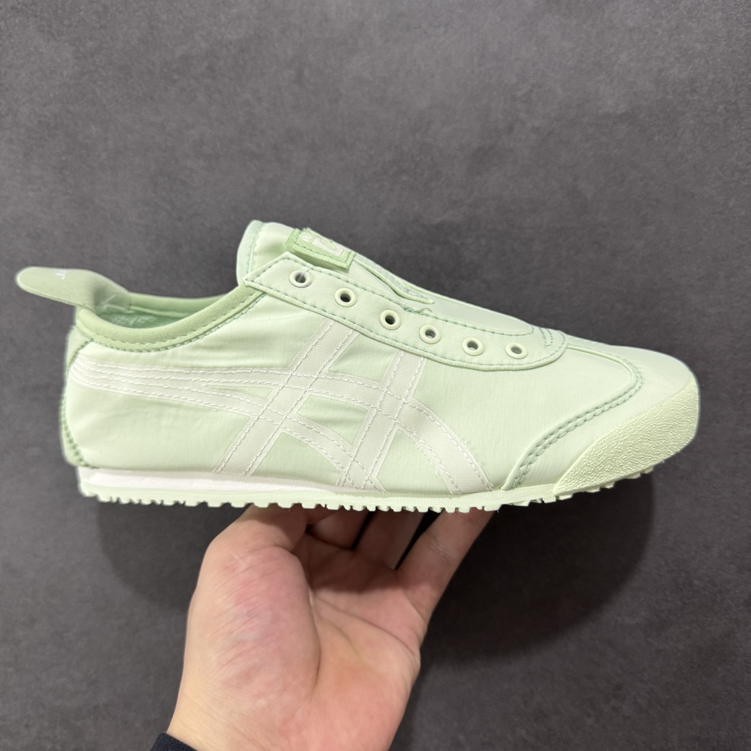 【公司级】全新批次 Onitsuka Tiger 鬼塚虎MEXICO 66 SLIP-ON时尚舒适防滑轻便 低帮生活休闲鞋 尼龙布 原盒原标半码 官方四联吊牌 纸板带钢印中底 乳胶组合鞋垫 支持全方位的对比专柜 尺码：35 36 37 37.5 38 39 39.5 40 40.5 41.5 42 42.5 43.5 44 45-选品中心
