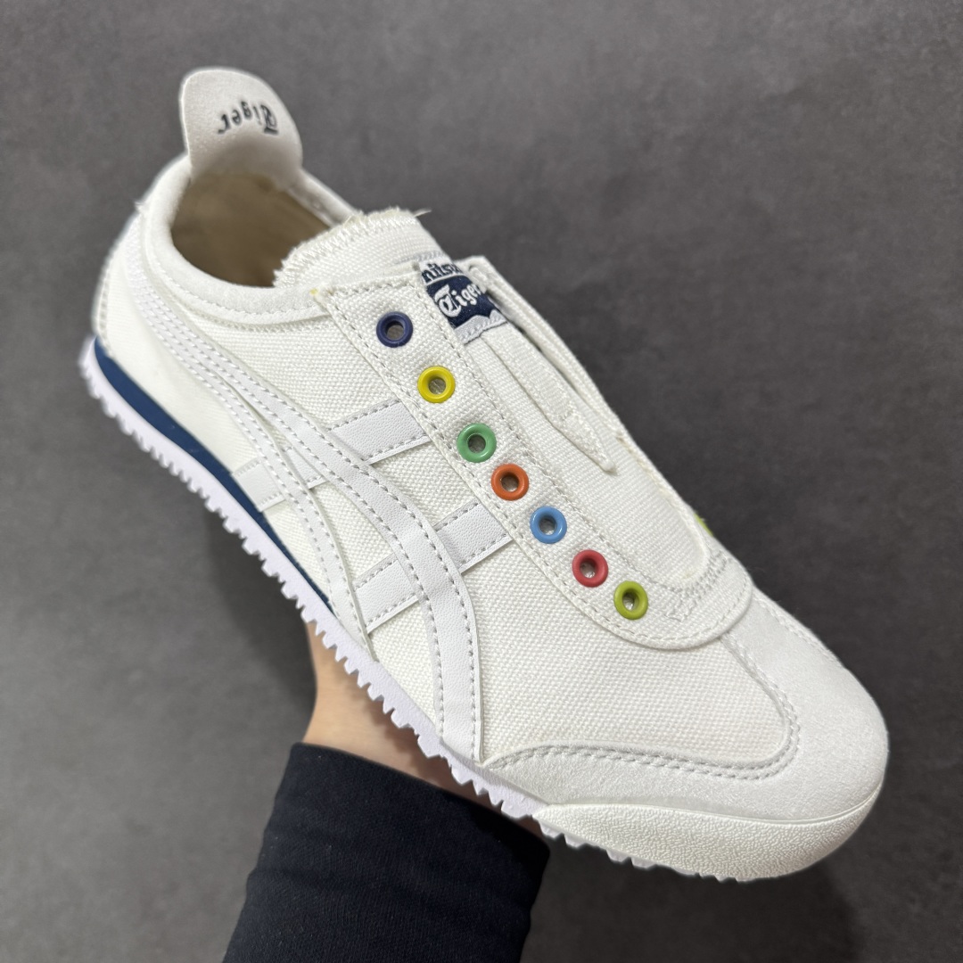 图片[3]-【公司级】亚瑟士 Onitsuka Tiger Mexico 66 Slip On 鬼冢虎复古时尚 舒适透气帆布织物鞋面耐磨防滑 休闲运动跑步鞋 虎底采用磨耐防橡滑胶底大富有弹性，缓减冲震休闲运动鞋。 尺码：36-45含半码-选品中心