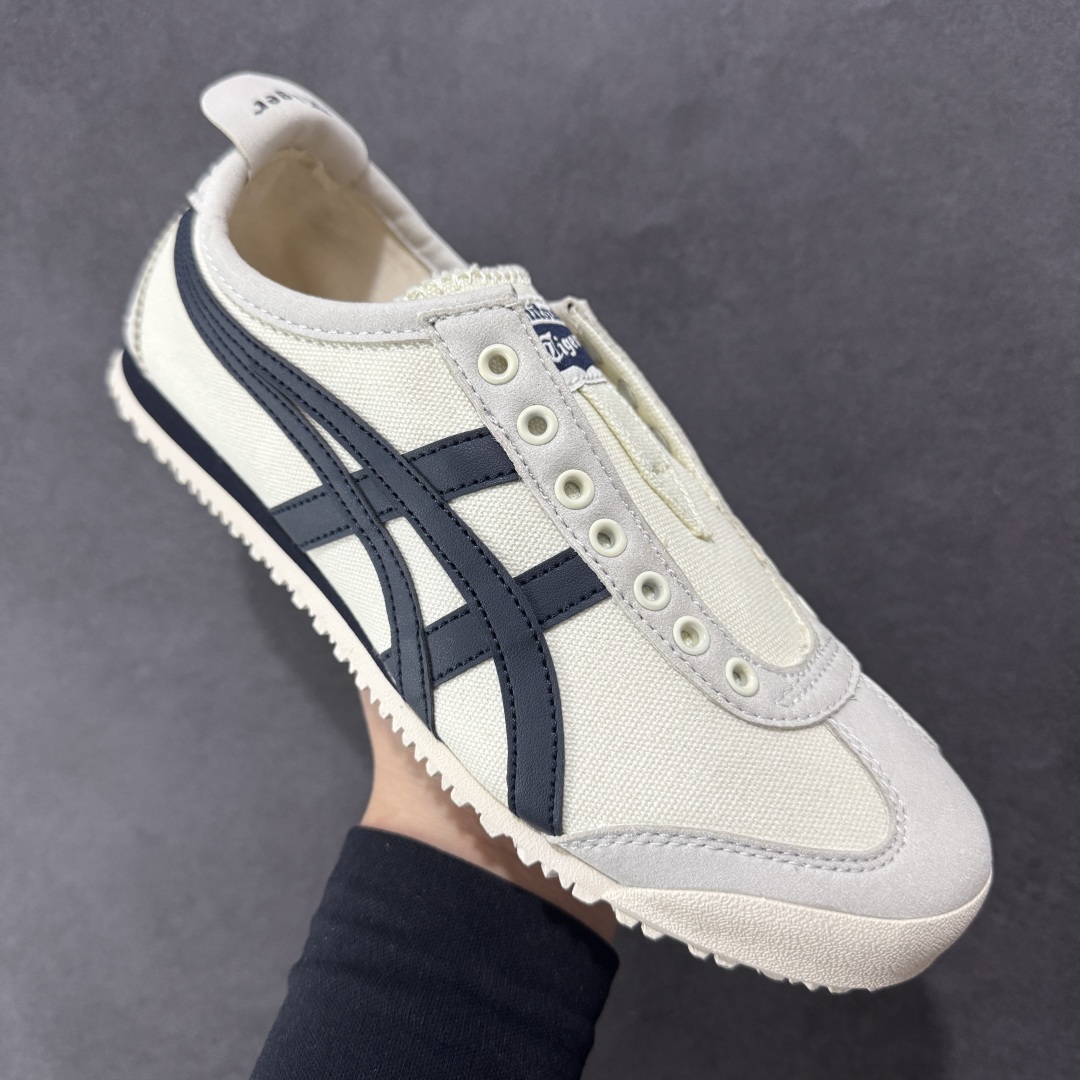 图片[3]-【公司级】亚瑟士 Onitsuka Tiger Mexico 66 Slip On 鬼冢虎复古时尚 舒适透气帆布织物鞋面耐磨防滑 休闲运动跑步鞋 虎底采用磨耐防橡滑胶底大富有弹性，缓减冲震休闲运动鞋。 尺码：36-45含半码-选品中心