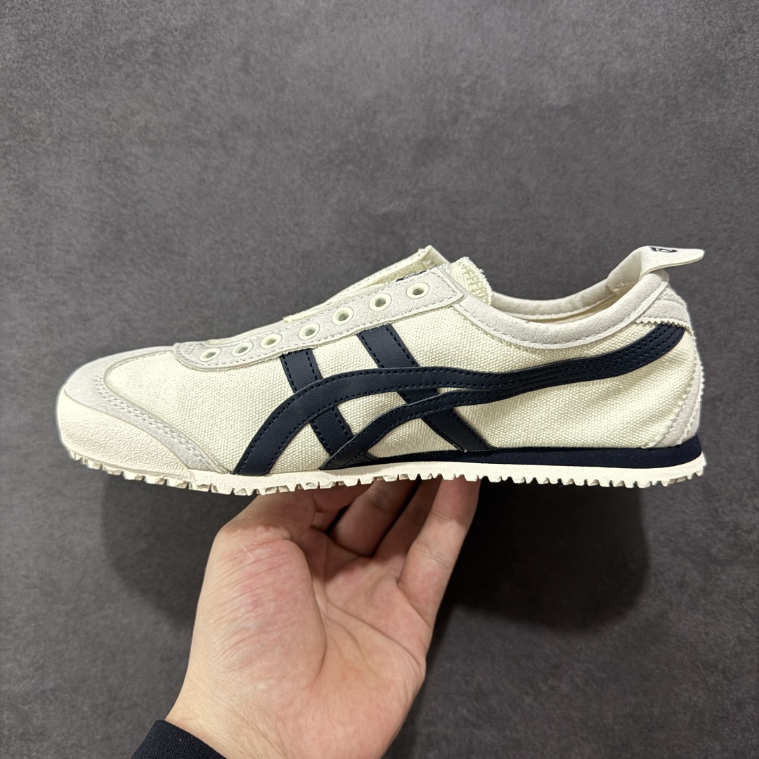 图片[2]-【公司级】亚瑟士 Onitsuka Tiger Mexico 66 Slip On 鬼冢虎复古时尚 舒适透气帆布织物鞋面耐磨防滑 休闲运动跑步鞋 虎底采用磨耐防橡滑胶底大富有弹性，缓减冲震休闲运动鞋。 尺码：36-45含半码-选品中心