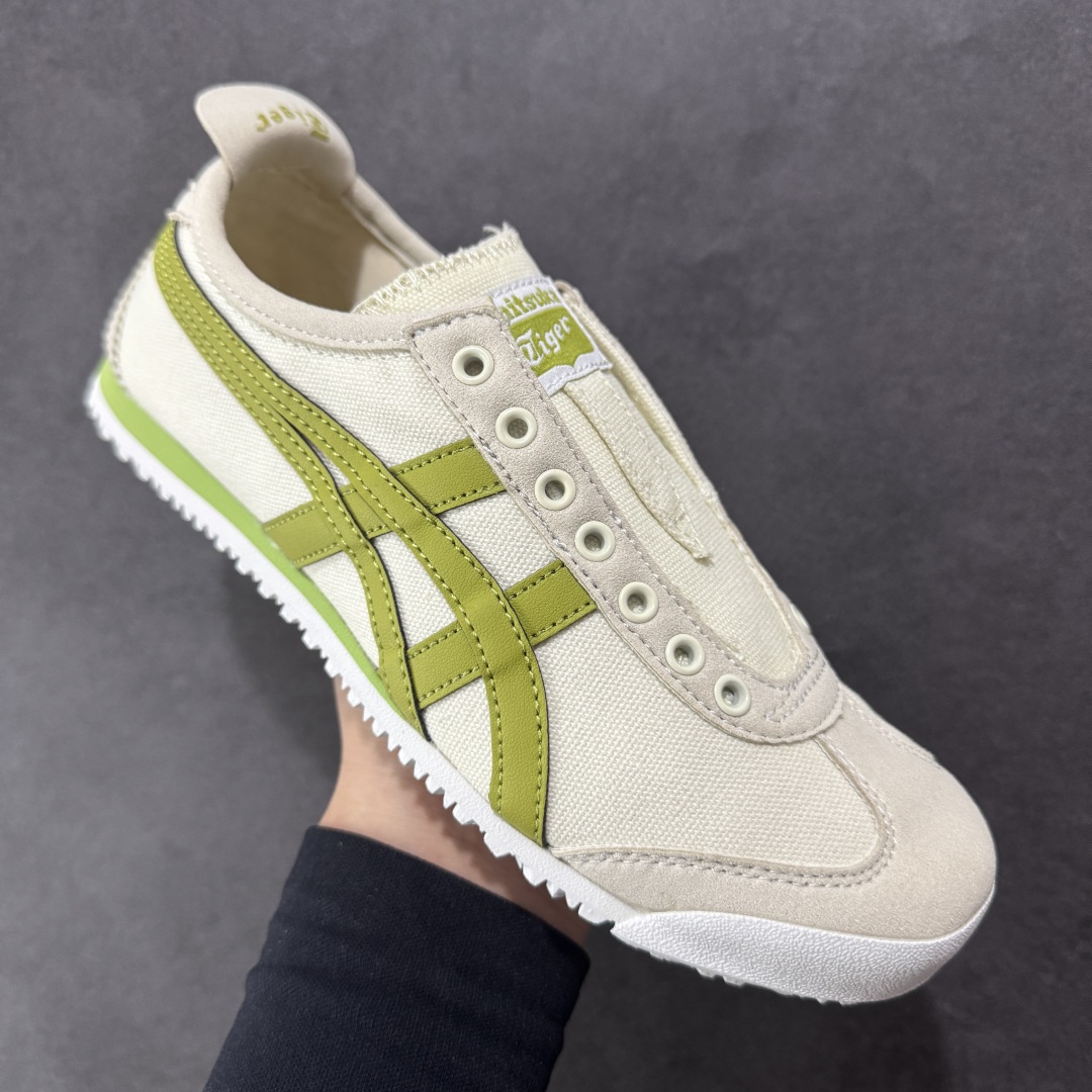 图片[3]-【公司级】亚瑟士 Onitsuka Tiger Mexico 66 Slip On 鬼冢虎复古时尚 舒适透气帆布织物鞋面耐磨防滑 休闲运动跑步鞋 虎底采用磨耐防橡滑胶底大富有弹性，缓减冲震休闲运动鞋。 尺码：36-45含半码-选品中心