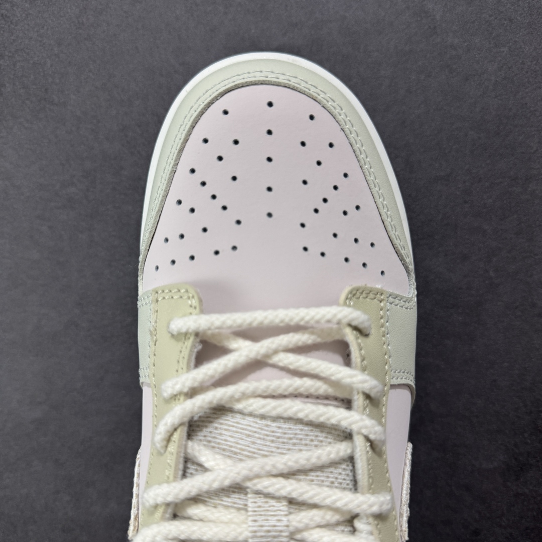 图片[8]-【YC纯原】Nike Dunk Low 蘑菇 绿粉 此款以简约大方的造型设计，给人以随性休闲的时尚格调，穿着舒适轻便，运动灵活自如，满足日常个性穿搭。 货号： IB8876-661 尺码： 35.5 36 36.5 37.5 38 38.5 39 40-选品中心