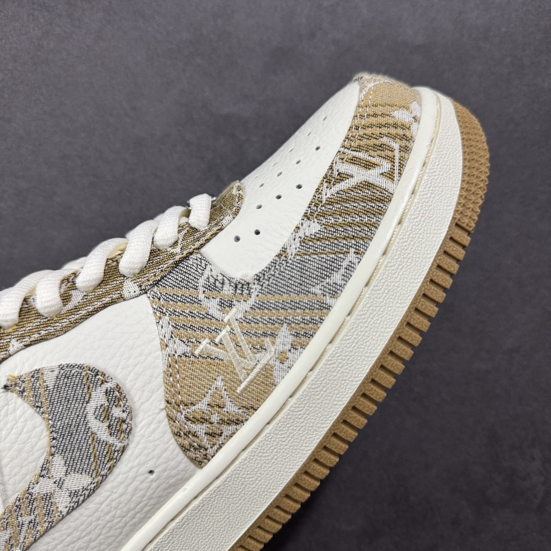 图片[5]-【定制版】Nike Air Force 1\’07 Low LV联名 卡其灰牛仔 空军一号低帮休闲运动板鞋  #3M反光 原楦头原纸板 原装鞋盒 定制五金配件 内置全掌气垫 原厂鞋底  货号：SC9207-542 尺码：36 36.5 37.5 38 38.5 39 40 40.5 41 42 42.5 43 44 44.5 45-选品中心