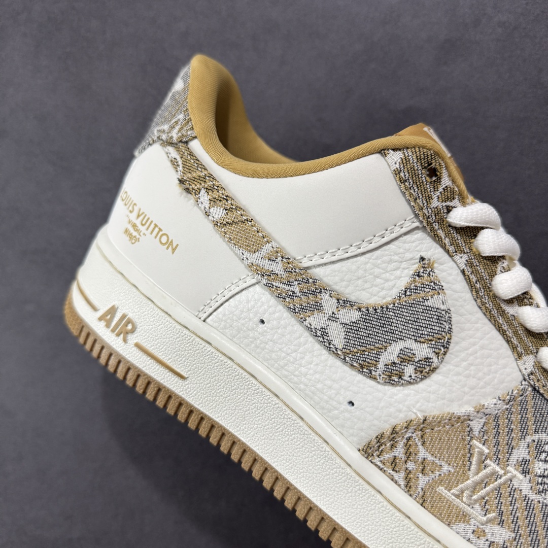 图片[6]-【定制版】Nike Air Force 1\’07 Low LV联名 卡其灰牛仔 空军一号低帮休闲运动板鞋  #3M反光 原楦头原纸板 原装鞋盒 定制五金配件 内置全掌气垫 原厂鞋底  货号：SC9207-542 尺码：36 36.5 37.5 38 38.5 39 40 40.5 41 42 42.5 43 44 44.5 45-选品中心