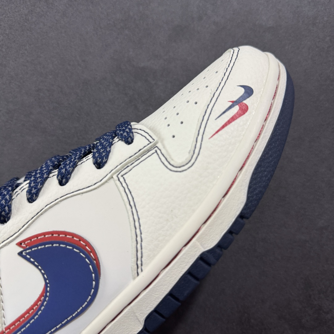 图片[5]-【定制版】Nike SB Dunk Low 古驰联名 红蓝双勾 周年高端定制 低帮休闲板鞋  #定制鞋盒 大厂纯原品质出货 超高清洁度 皮料切割干净无任何毛边 细节完美   货号：XS6089-607 尺码：36 36.5 37.5 38 36.5 39 40 40.5 41 42 42.5 43 44 44.5 45-选品中心