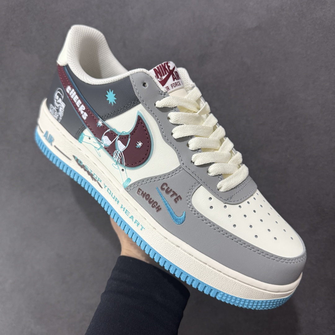 图片[3]-【定制版】Nike Air Force 1 “戒酒骷髅”“Stop drinking”空军一号定制低帮板鞋 货号：LJ2288-666 戒酒骷髅是一幅极具警示意义的创意作品。画面主体是一个骷髅正仰面喝酒，它没有了皮肉的包裹，骨骼突兀地展现，空洞的眼眶直愣愣地望向天空，毫无生机的手紧握着酒杯，酒水顺着它的颌骨肆意流淌 尺码：36 36.5 37.5 38 38.5 39 40 40.5 41 42 42.5 43 44 44.5 45-选品中心