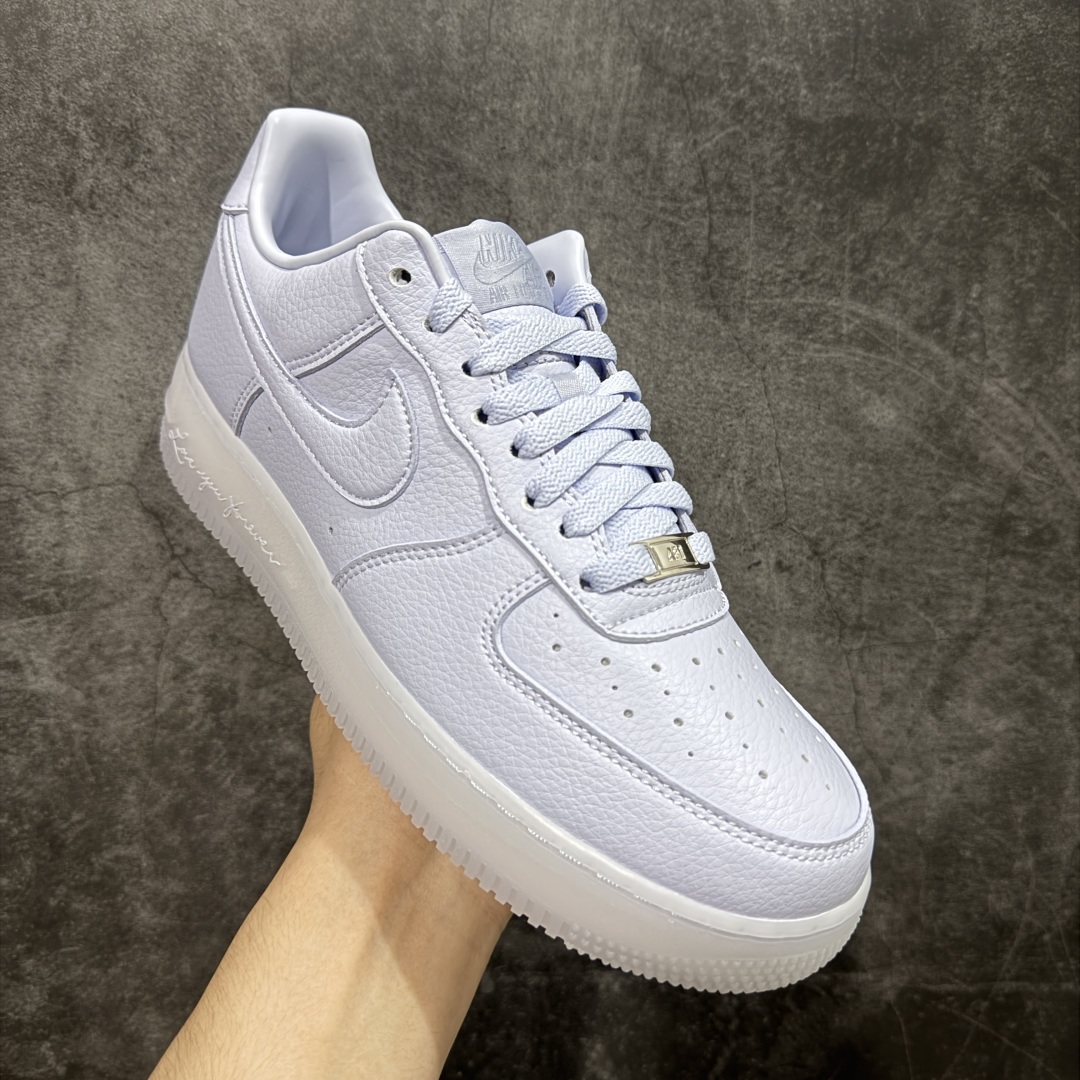 图片[3]-【G纯原】NOCTA x Air Force 1休闲板鞋灰蓝 CZ8065-500 独家私模 原厂皮料 配件齐全 原楦原纸板 纯正版型 清洁度完美 内置全掌气垫 尺码：35.5-47.5-选品中心