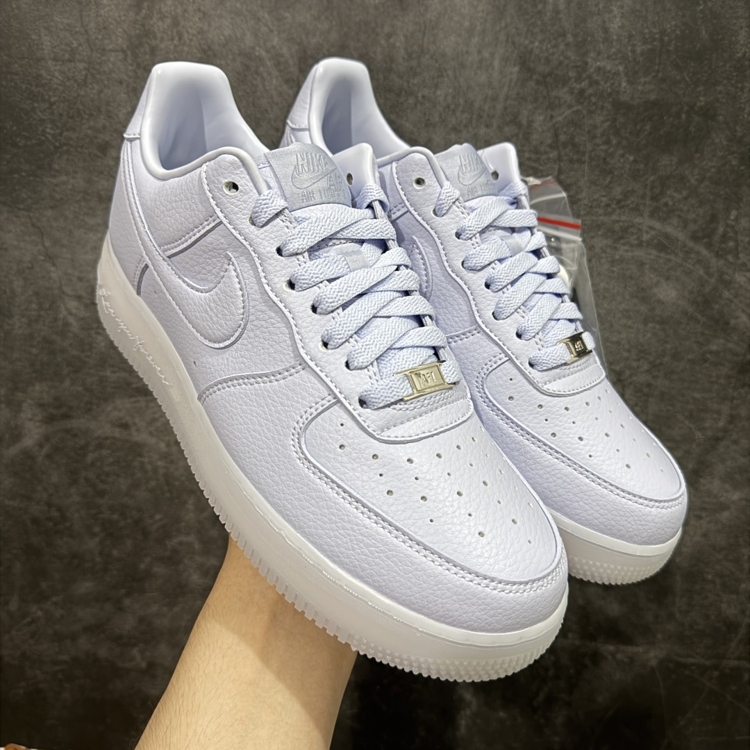 【G纯原】NOCTA x Air Force 1休闲板鞋灰蓝 CZ8065-500 独家私模 原厂皮料 配件齐全 原楦原纸板 纯正版型 清洁度完美 内置全掌气垫 尺码:35.5-47.5-选品中心