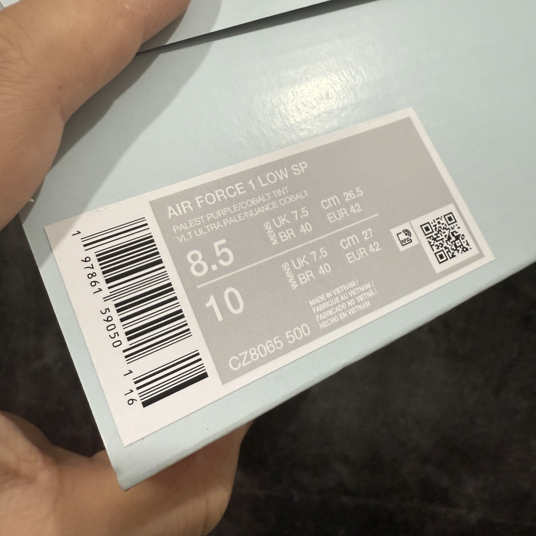 图片[9]-【G纯原】NOCTA x Air Force 1休闲板鞋灰蓝 CZ8065-500 独家私模 原厂皮料 配件齐全 原楦原纸板 纯正版型 清洁度完美 内置全掌气垫 尺码：35.5-47.5-选品中心