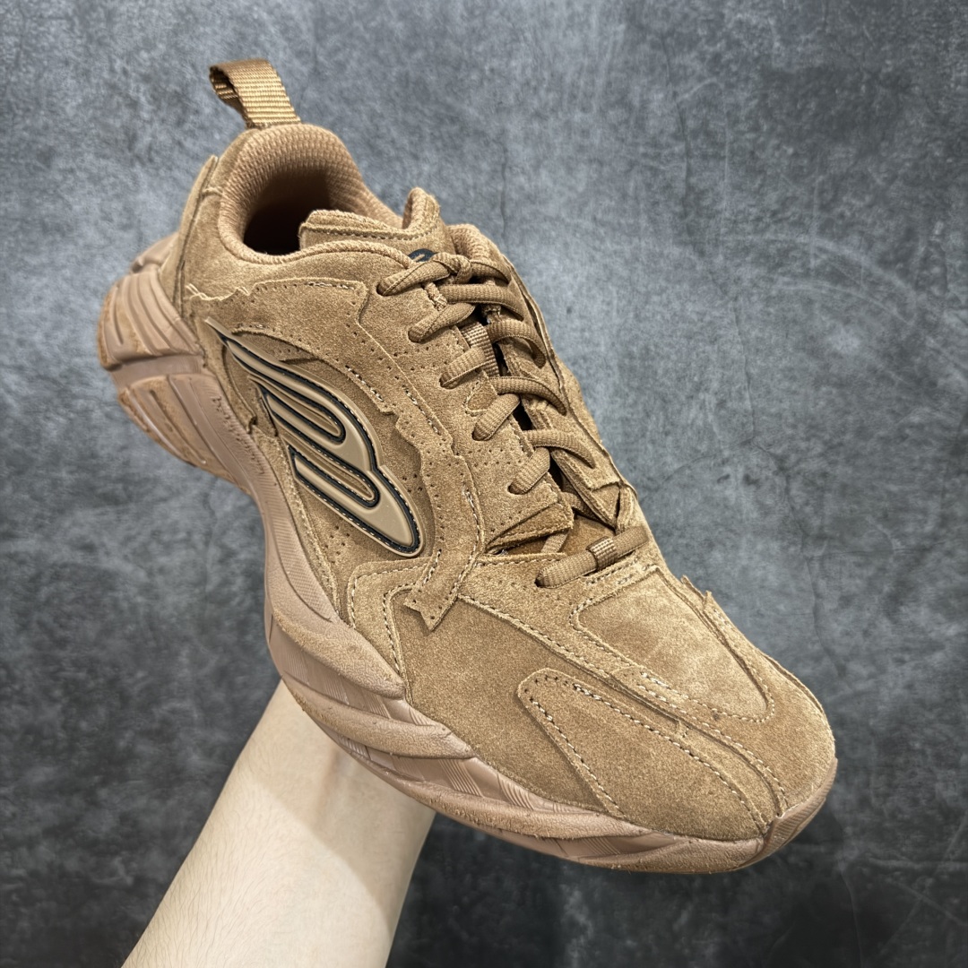 图片[3]-【XA纯原】最新外贸批次 Balenciaga巴黎世家16代 MONDAY 深棕色麂皮 其前卫的设计、夸张的体积和反光细节赋予其特别的轮廓 采用头层牛皮材质制成，带来良好脚感，外观全新造型，鞋身富有潮流感且易穿搭，正确做旧，多层组合橡胶大底防滑耐磨 尺码：35 36 37 38 39 40 41 42 43 44 45 46-选品中心