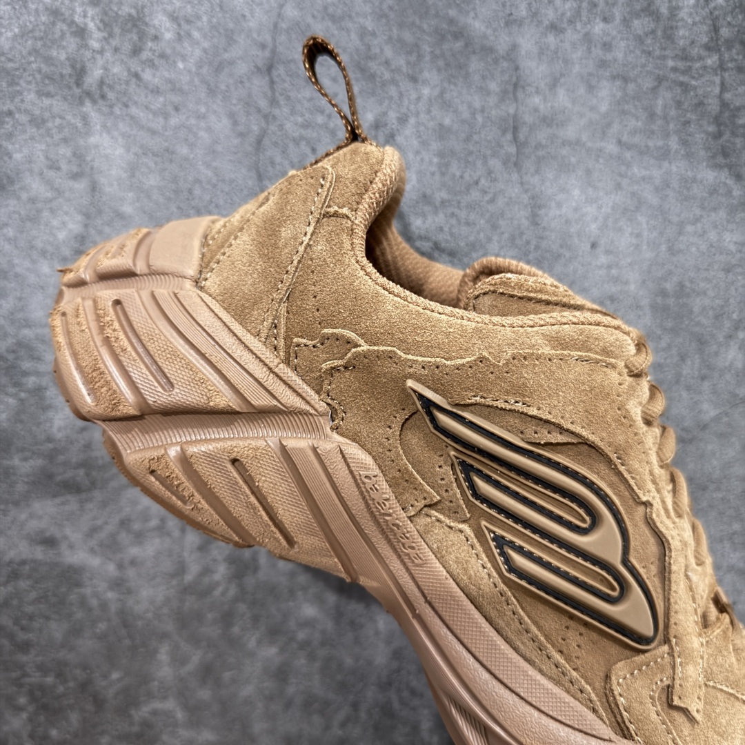 图片[7]-【XA纯原】最新外贸批次 Balenciaga巴黎世家16代 MONDAY 深棕色麂皮 其前卫的设计、夸张的体积和反光细节赋予其特别的轮廓 采用头层牛皮材质制成，带来良好脚感，外观全新造型，鞋身富有潮流感且易穿搭，正确做旧，多层组合橡胶大底防滑耐磨 尺码：35 36 37 38 39 40 41 42 43 44 45 46-选品中心