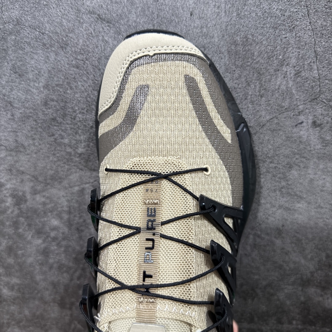 图片[5]-【巅峰版】SALOMON萨洛蒙 XT PU.RE ADVANCED 舒适百搭耐磨 低帮 越野跑步鞋 男女同款 黑棕 474462 萨洛蒙潮流越野机能户外功能鞋 纯原外贸平台特供订单 耗时半年巨作 全套原纸板楦头开发 原厂特供网布配套加持 确保原汁原味 完美呈现版型 原档数据独家私模五层组合大底 男女鞋同步官方开发至46.5 原装Ortholite轻量化鞋垫 中底布带钢印编号 原厂TPU锁扣 进口港宝加持 后跟自然饱满 还原公司包裹性 基于 SALOMON 初代 XT 鞋身造型并搭载 4D ADVANCED CHASSIS™ 大底打造而成 带来了多项足部控制与保护等功能性 如在运动过程中控制左右晃动的过程而提高稳定性、改善长途越野过程中足中到足尖的过渡、提高感知岩石的精确度以抵抗尖锐物体对脚底的伤害以及采用动态缓冲来增强穿着舒适感 从而减轻疲劳感 使其成为一双舒适且安全的户外之履 尺码：36 36.5 37.5 38 38.5 39 40 40.5 41 42 42.5 43 44 44.5 45-选品中心