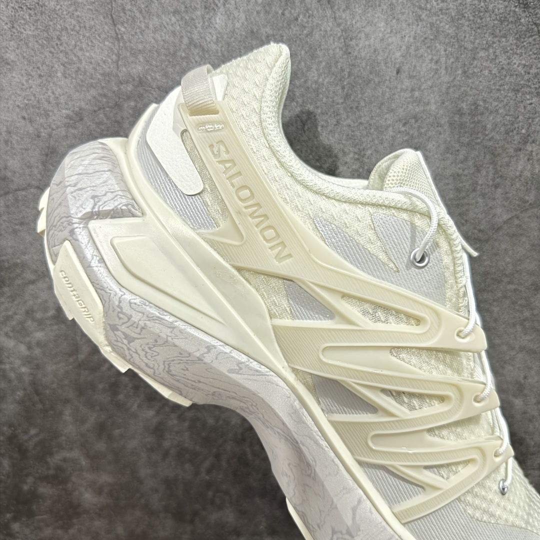 图片[7]-【巅峰版】SALOMON萨洛蒙 XT PU.RE ADVANCED 舒适百搭耐磨 低帮 越野跑步鞋 男女同款 米白 474464 萨洛蒙潮流越野机能户外功能鞋 纯原外贸平台特供订单 耗时半年巨作 全套原纸板楦头开发 原厂特供网布配套加持 确保原汁原味 完美呈现版型 原档数据独家私模五层组合大底 男女鞋同步官方开发至46.5 原装Ortholite轻量化鞋垫 中底布带钢印编号 原厂TPU锁扣 进口港宝加持 后跟自然饱满 还原公司包裹性 基于 SALOMON 初代 XT 鞋身造型并搭载 4D ADVANCED CHASSIS™ 大底打造而成 带来了多项足部控制与保护等功能性 如在运动过程中控制左右晃动的过程而提高稳定性、改善长途越野过程中足中到足尖的过渡、提高感知岩石的精确度以抵抗尖锐物体对脚底的伤害以及采用动态缓冲来增强穿着舒适感 从而减轻疲劳感 使其成为一双舒适且安全的户外之履 尺码：36 36.5 37.5 38 38.5 39 40 40.5 41 42 42.5 43 44 44.5 45-选品中心