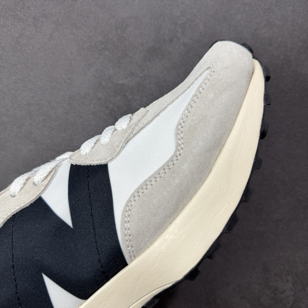 图片[5]-【K8版本】NB新百伦New Balance NB327系列复古休闲运动慢跑鞋 MS327FE 全新 New Balance 327 系列，以更纯粹的复古风格设计打造的全新造型。侧身还以解构设计，将 N 字标志以做旧压花样式呈现，样式别具新意。而麂皮、冲孔皮革的塑造，则呈现出高级怀旧气质，也让鞋款在奢华时装风格与运动氛围之间达到了平衡。 尺码：36～45半-选品中心