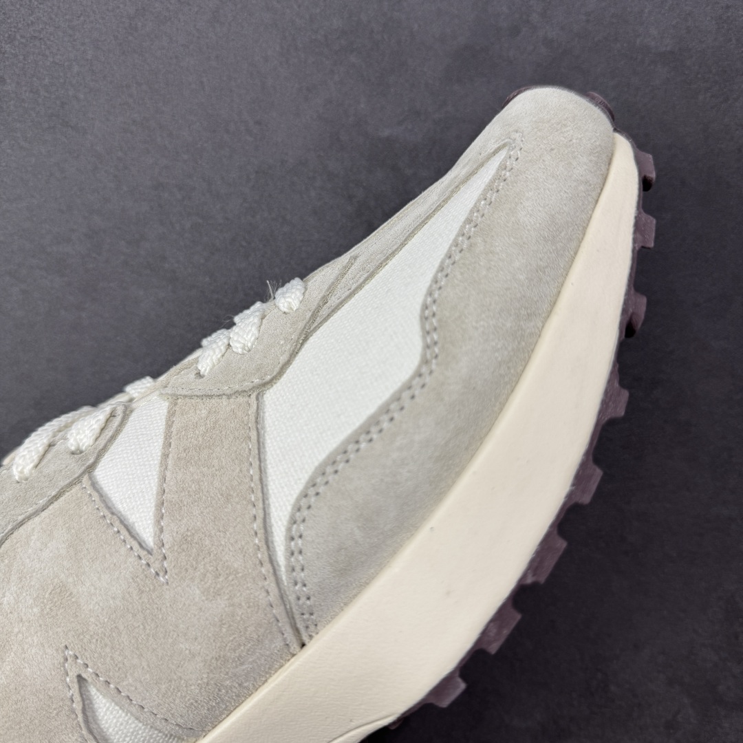 图片[5]-【K8版本】NB新百伦New Balance NB327系列复古休闲运动慢跑鞋 WS327FB 全新 New Balance 327 系列，以更纯粹的复古风格设计打造的全新造型。侧身还以解构设计，将 N 字标志以做旧压花样式呈现，样式别具新意。而麂皮、冲孔皮革的塑造，则呈现出高级怀旧气质，也让鞋款在奢华时装风格与运动氛围之间达到了平衡。 尺码：36～45半-选品中心