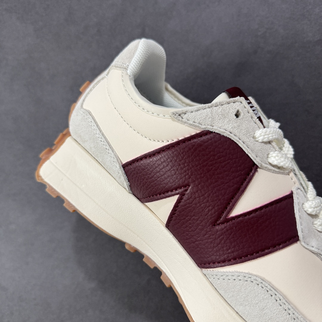图片[6]-【K8版本】NB新百伦New Balance NB327系列复古休闲运动慢跑鞋 WS327KA 全新 New Balance 327 系列，以更纯粹的复古风格设计打造的全新造型。侧身还以解构设计，将 N 字标志以做旧压花样式呈现，样式别具新意。而麂皮、冲孔皮革的塑造，则呈现出高级怀旧气质，也让鞋款在奢华时装风格与运动氛围之间达到了平衡。 尺码：36～45半-选品中心
