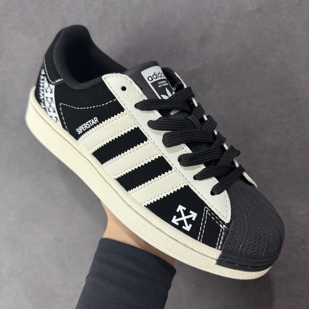 图片[3]-【定制版】Ad Superstar 定制配色 三叶草低帮休闲百搭贝壳头板鞋 AD8019 公司级版本 大厂流水作业生产 超高清洁度 皮料切割干净无任何毛边 细节完美   尺码：36 36.5 37 38 38.5 39 40 40.5 41 42 42.5 43 44 44.5 45-选品中心