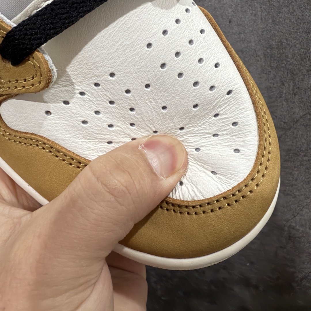 图片[5]-【DG纯原版本】Air Jordan 1 Low og AJ1乔1低帮男子文化篮球 白棕小麦 新秀 CZ0790-107 国内一线头部知名大厂出品 高端外贸零售专供品质 原厂麂皮 超高清洁度 原鞋原楦头纸板开发 原厂防尘纸 极致一眼正品既视感 尺码：40 40.5 41 42 42.5 43 44 44.5 45 46 47.5-选品中心