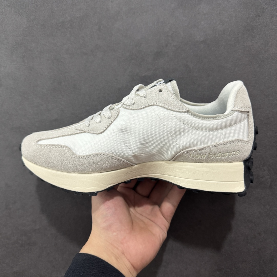 图片[2]-【K8版本】NB新百伦New Balance NB327系列复古休闲运动慢跑鞋 MS327WE 全新 New Balance 327 系列，以更纯粹的复古风格设计打造的全新造型。侧身还以解构设计，将 N 字标志以做旧压花样式呈现，样式别具新意。而麂皮、冲孔皮革的塑造，则呈现出高级怀旧气质，也让鞋款在奢华时装风格与运动氛围之间达到了平衡。 尺码：36～45半-选品中心