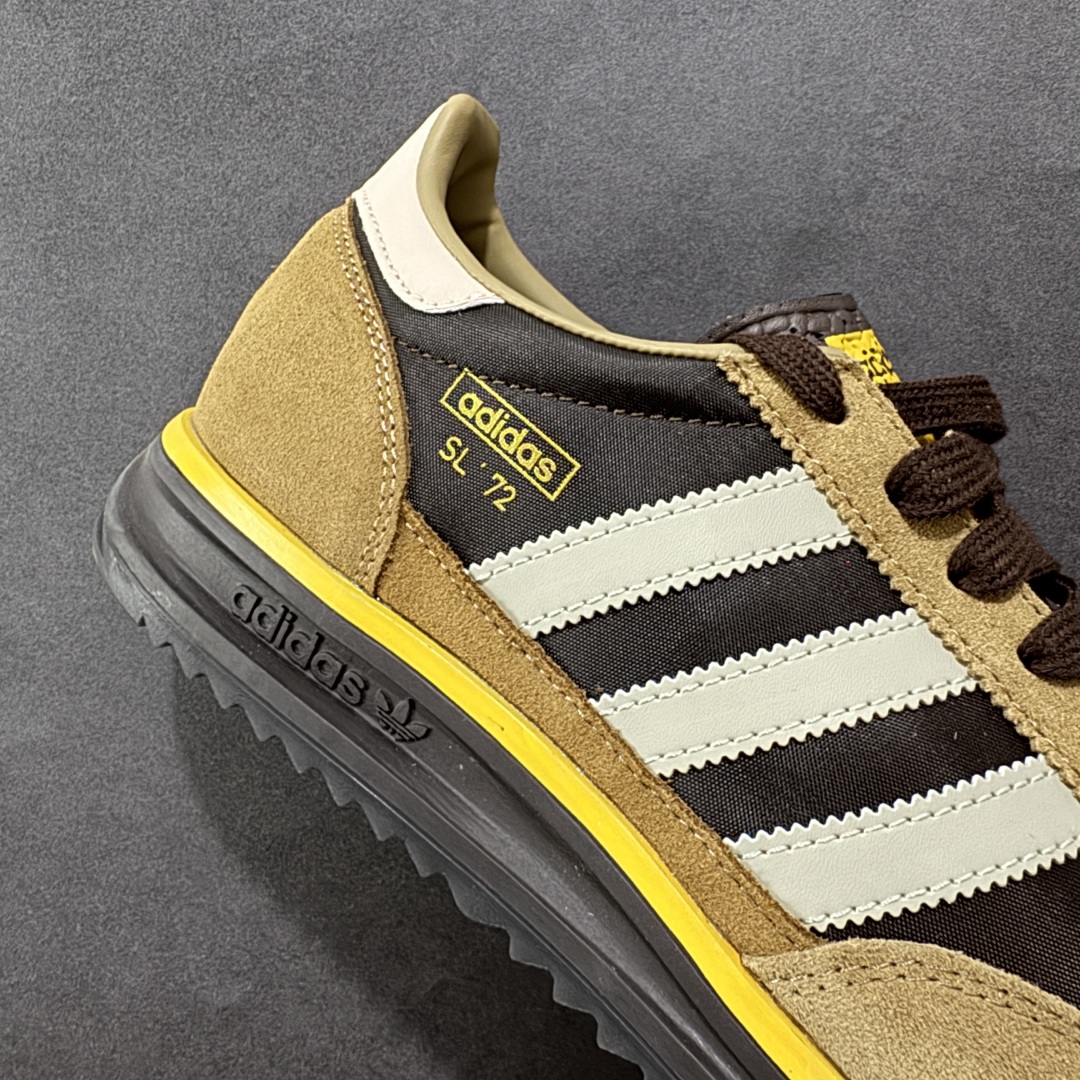 图片[6]-【正确版】AD Original SL 72 RS 经典复古轻便休闲运动慢跑鞋 原鞋开发 版型正确 平台外单特供，鞋头设计饱满圆润，翻毛皮和尼龙材质结合的鞋面 上脚舒适柔软，橡胶大底非常耐磨防滑 包裹型很好 整体纤长。 货号：IG4645 尺码：36-45-选品中心