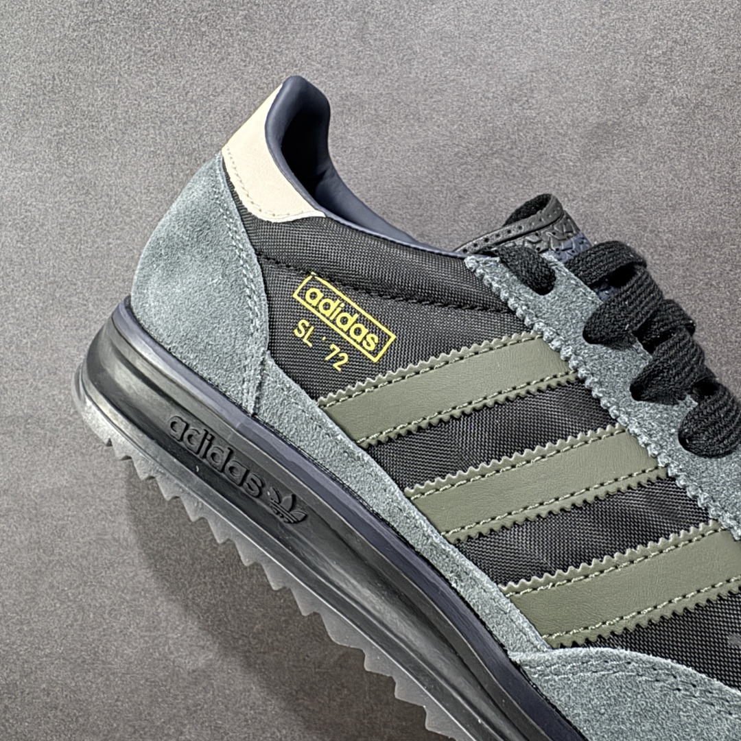 图片[6]-【正确版】AD Original SL 72 RS 经典复古轻便休闲运动慢跑鞋 原鞋开发 版型正确 平台外单特供，鞋头设计饱满圆润，翻毛皮和尼龙材质结合的鞋面 上脚舒适柔软，橡胶大底非常耐磨防滑 包裹型很好 整体纤长。 货号：IG4646 尺码：36-45-选品中心