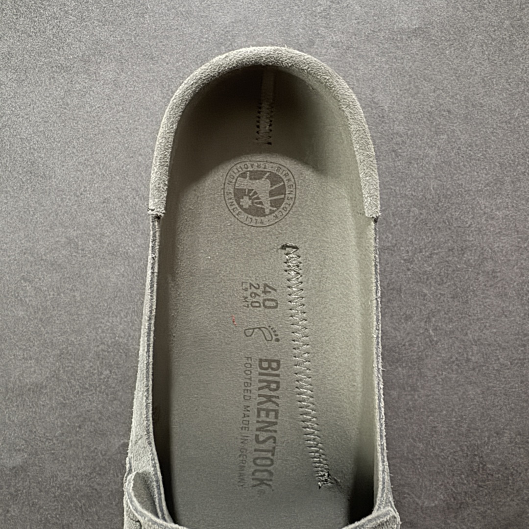 图片[7]-【莞顶纯原】勃肯 Birkenstock 优雅老钱风 乐福拖 广东原产#德国百年知名鞋履品牌·勃肯Birkenstock 勃肯#采用质地柔软绒面材质#中底搭载缓震软木橡胶 其特有的鞋床设计，贴合脚面穿着舒适 Birkenstock Milano中性软木鞋底经典款式，非常好搭，鞋底结实耐磨，适合夏天。 尺码：35-45-选品中心