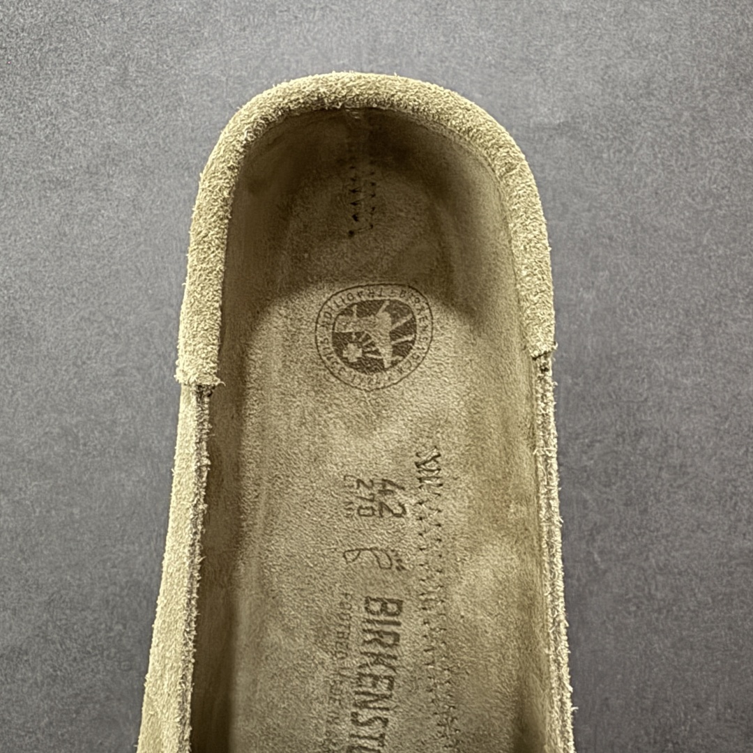 图片[7]-【莞顶纯原】勃肯 Birkenstock 优雅老钱风 乐福拖 广东原产#德国百年知名鞋履品牌·勃肯Birkenstock 勃肯#采用质地柔软绒面材质#中底搭载缓震软木橡胶 其特有的鞋床设计，贴合脚面穿着舒适 Birkenstock Milano中性软木鞋底经典款式，非常好搭，鞋底结实耐磨，适合夏天。 尺码：35-45-选品中心
