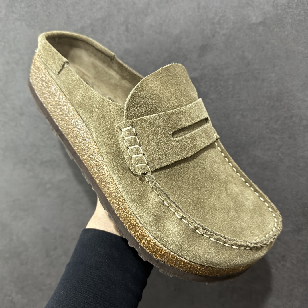 图片[3]-【莞顶纯原】勃肯 Birkenstock 优雅老钱风 乐福拖 广东原产#德国百年知名鞋履品牌·勃肯Birkenstock 勃肯#采用质地柔软绒面材质#中底搭载缓震软木橡胶 其特有的鞋床设计，贴合脚面穿着舒适 Birkenstock Milano中性软木鞋底经典款式，非常好搭，鞋底结实耐磨，适合夏天。 尺码：35-45-选品中心